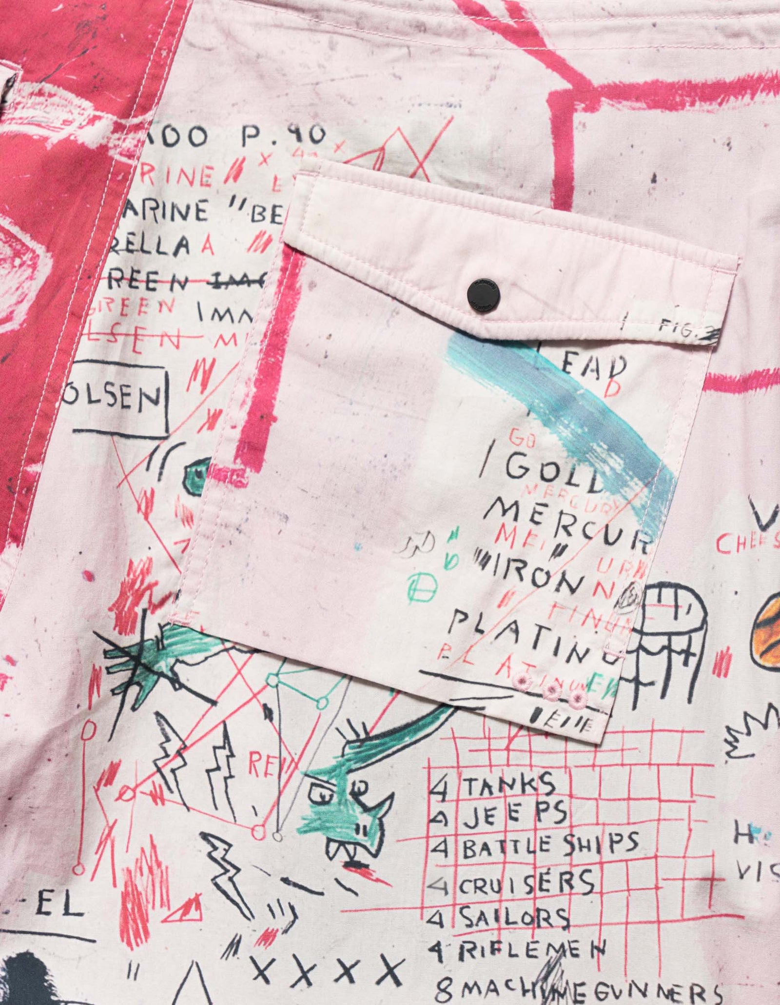 1488 Basquiat Year of the Snake Snopants Pink