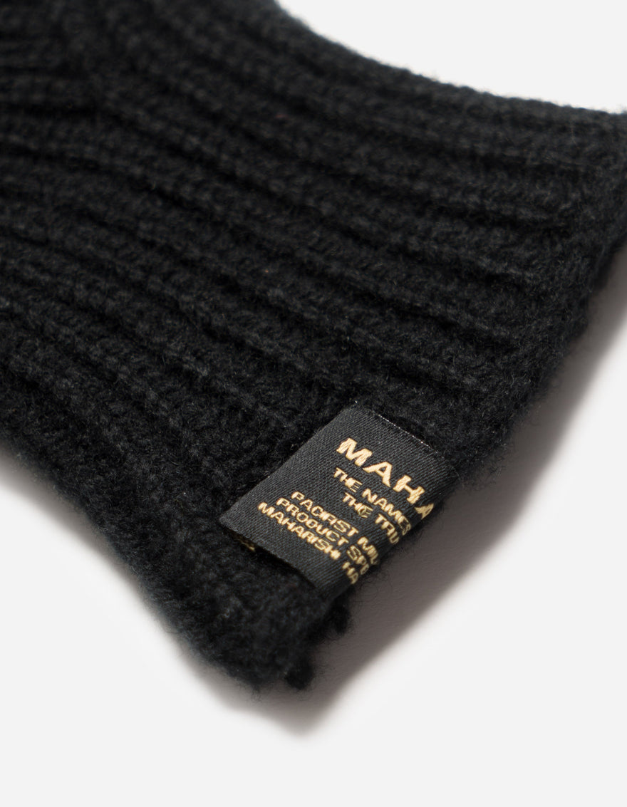 1538 Maha Wool Trigger Touch Gloves Black