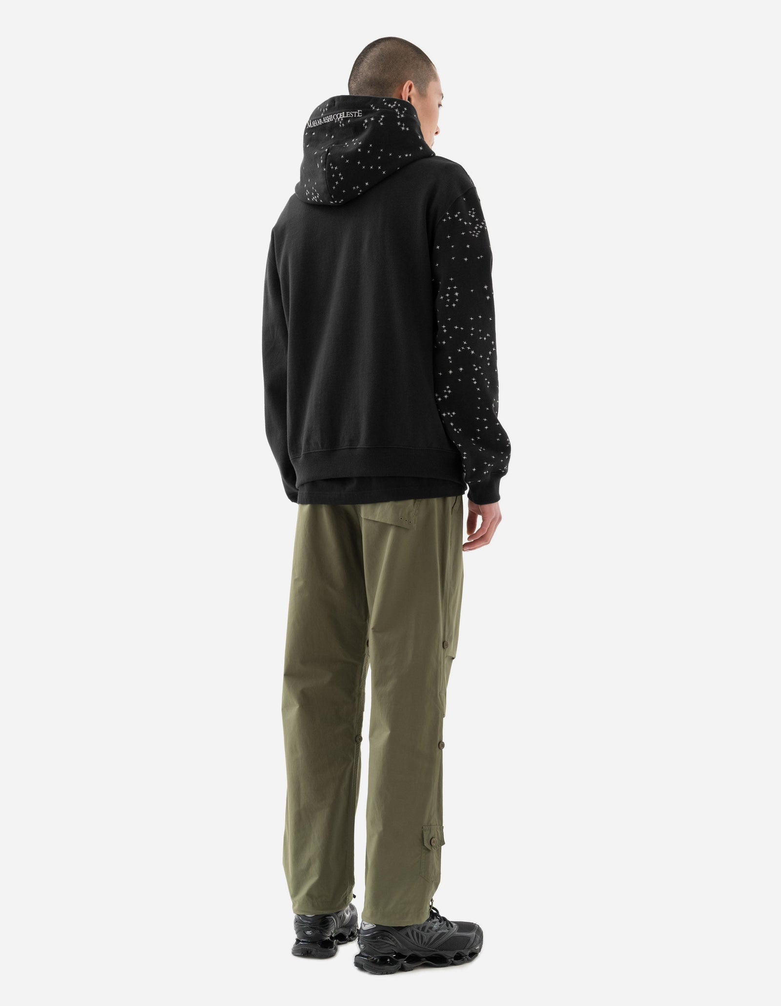 6015 Celeste Hooded Sweat Black