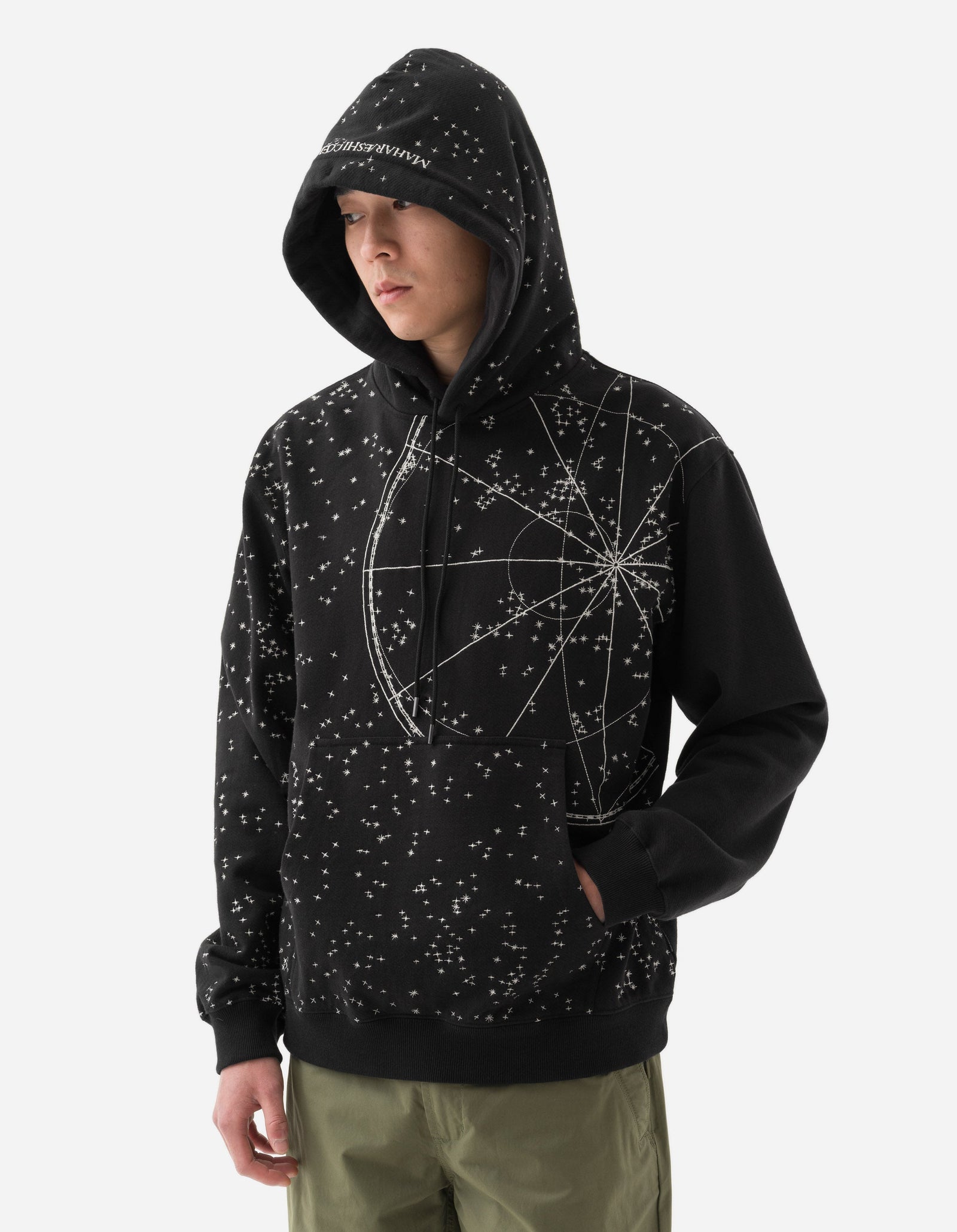 6015 Celeste Hooded Sweat Black