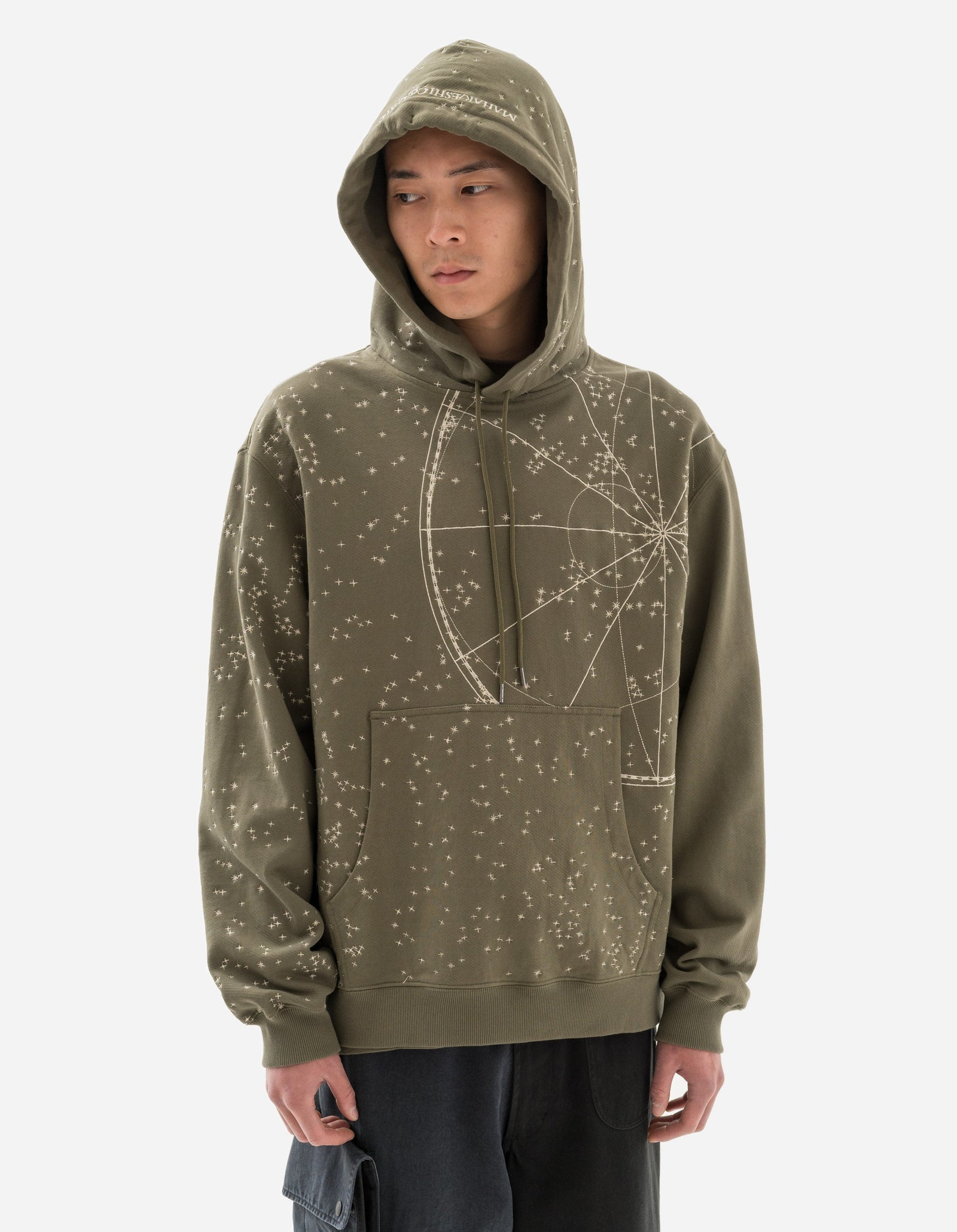 6015 Celeste Hooded Sweat Olive OG-107F