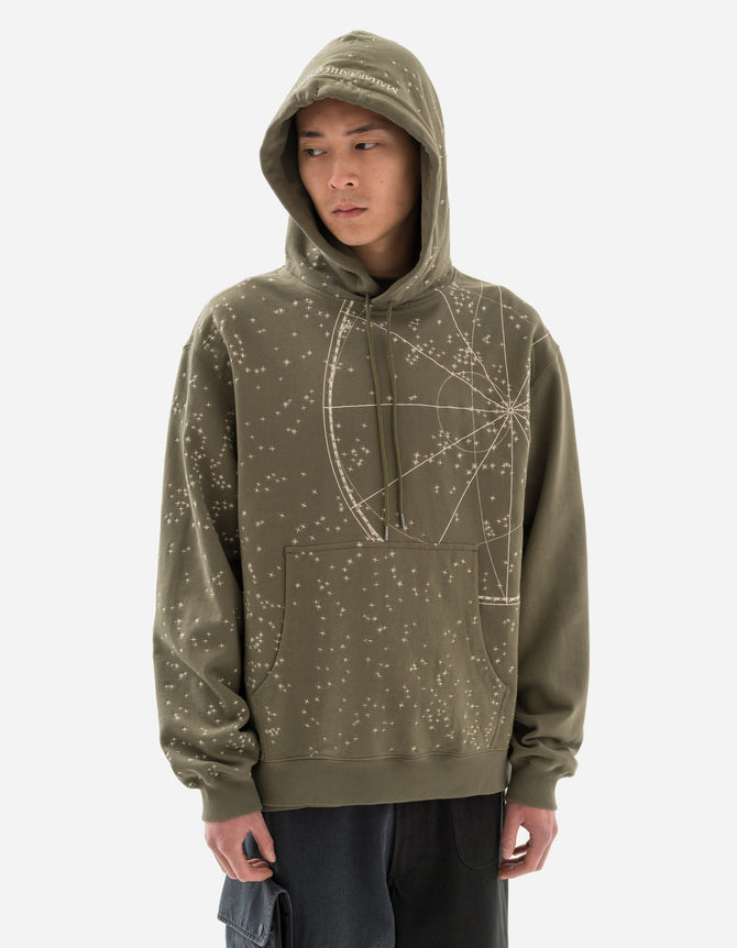 6015 Celeste Hooded Sweat Olive OG-107F