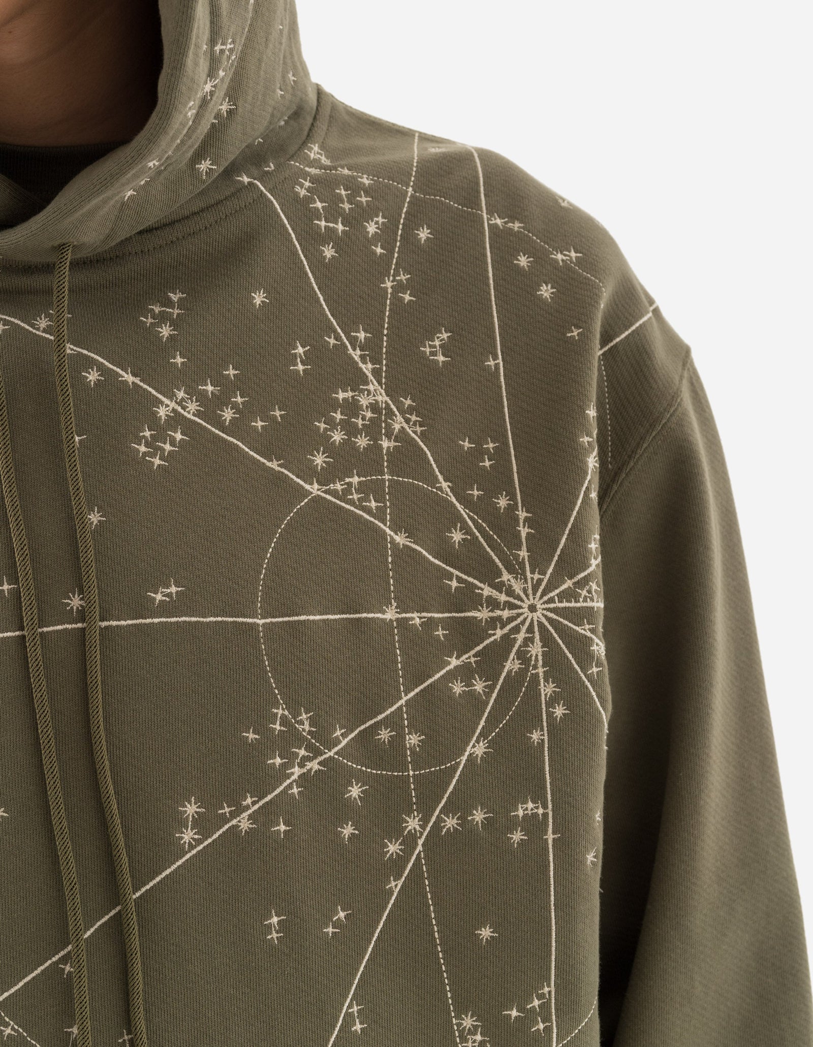 6015 Celeste Hooded Sweat Olive OG-107F