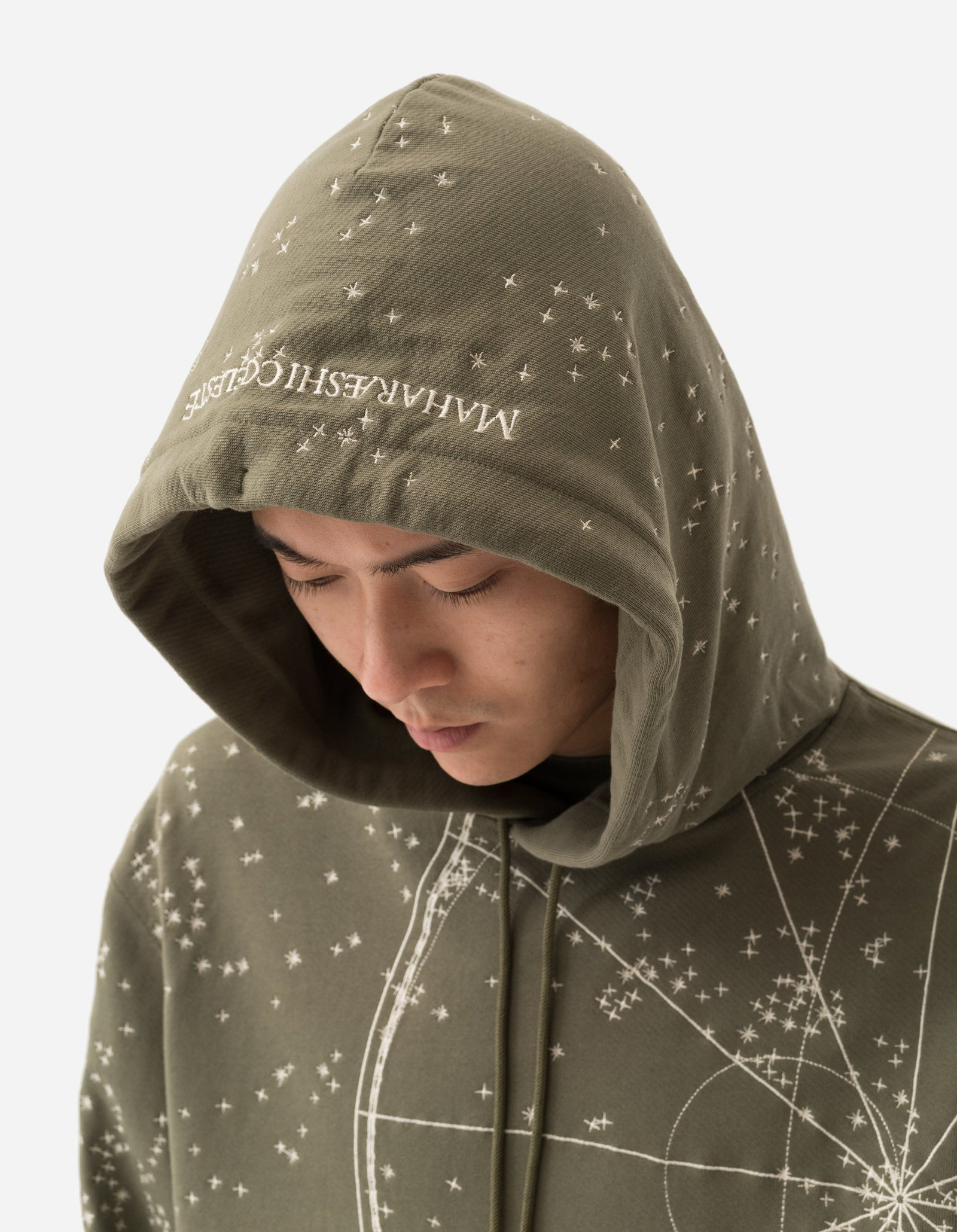 6015 Celeste Hooded Sweat Olive OG-107F