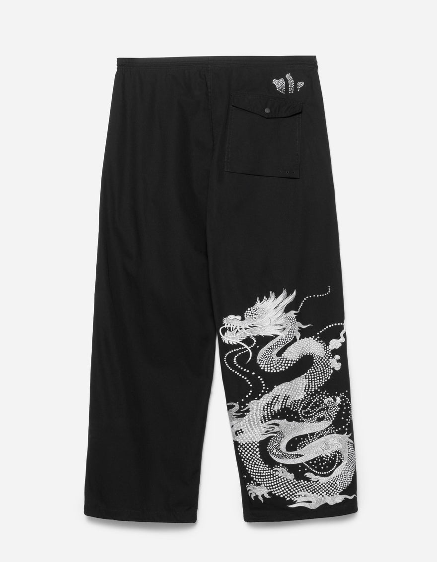 6127 Snodragon Loose Embroidered Snopants Black