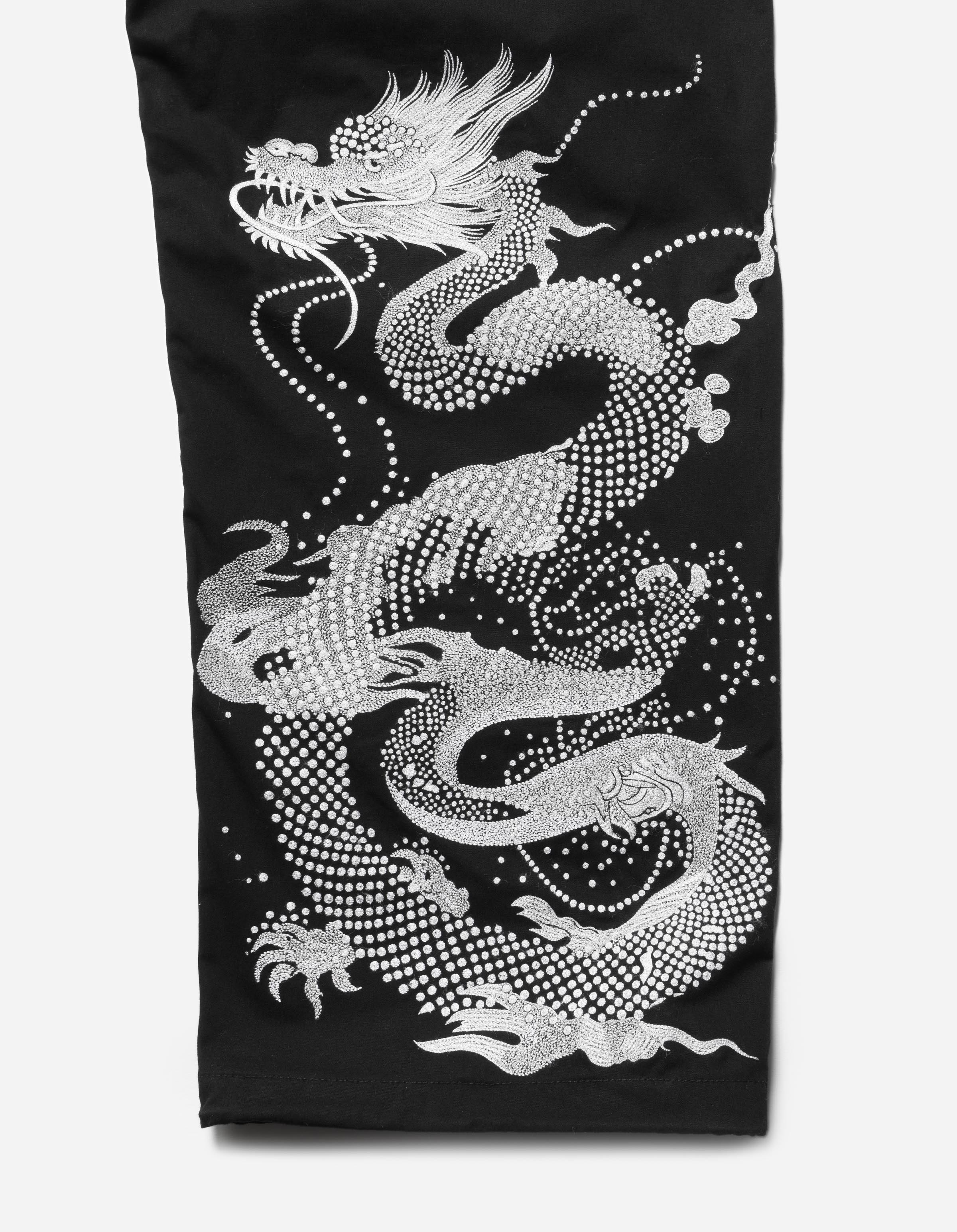 6127 Snodragon Loose Embroidered Snopants Black – Maharishi