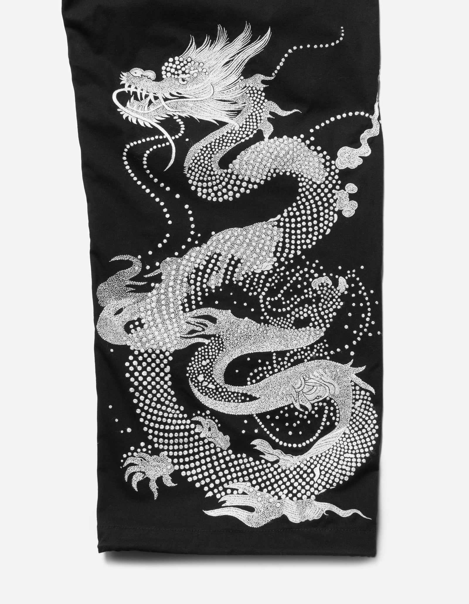 6127 Snodragon Loose Embroidered Snopants Black