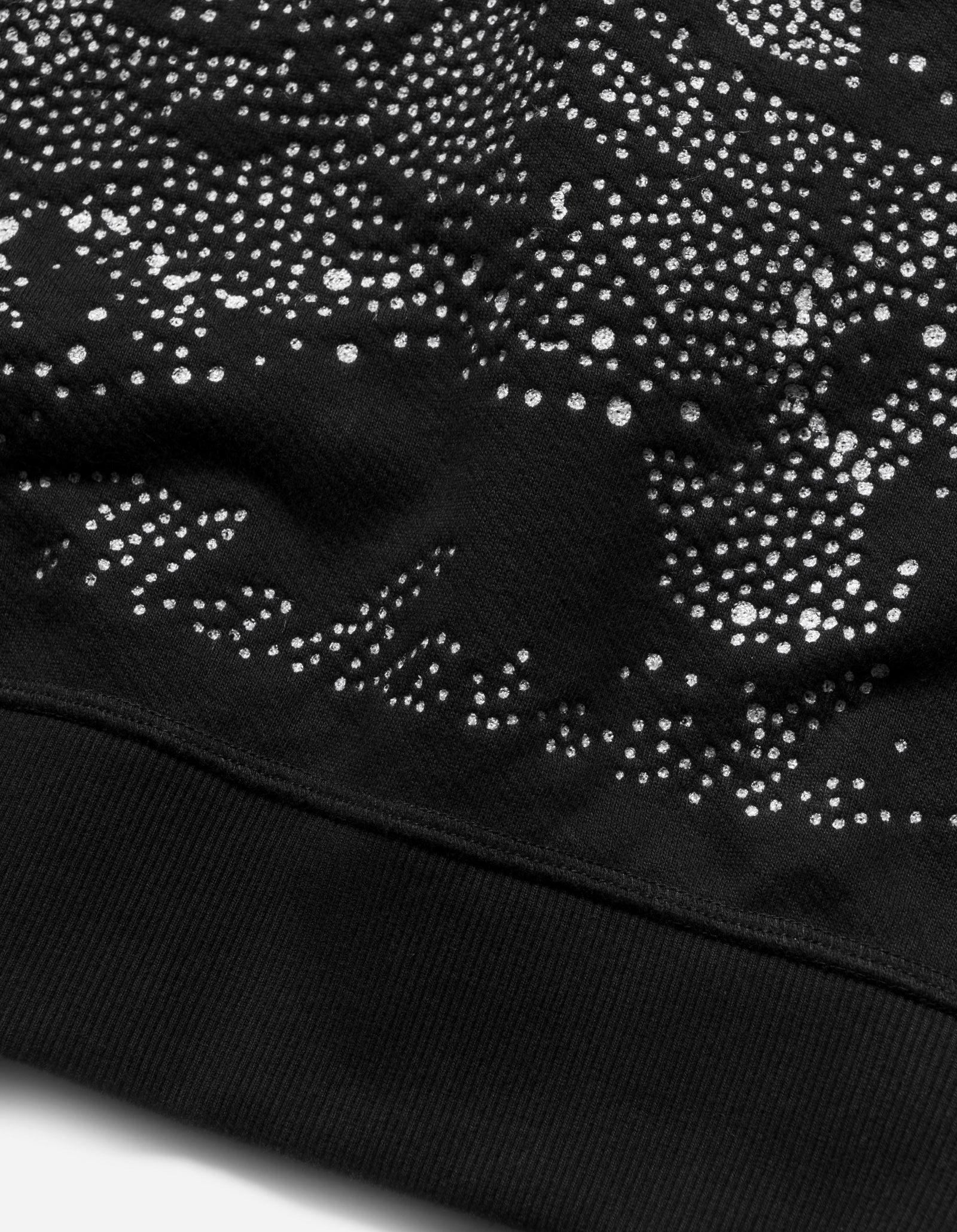 6128 Fubuki Dragon Embroidered Crew Sweat Black