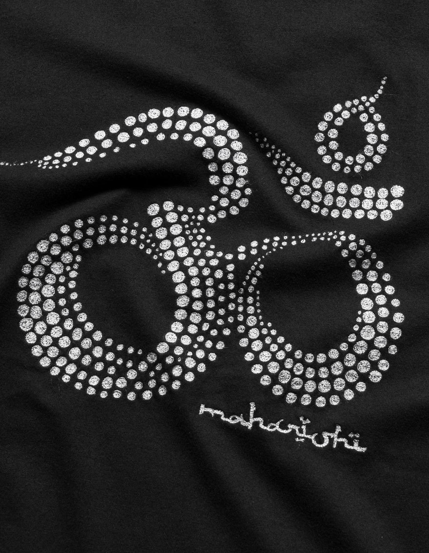 6129 Aum Embroidered S/S T-Shirt Black
