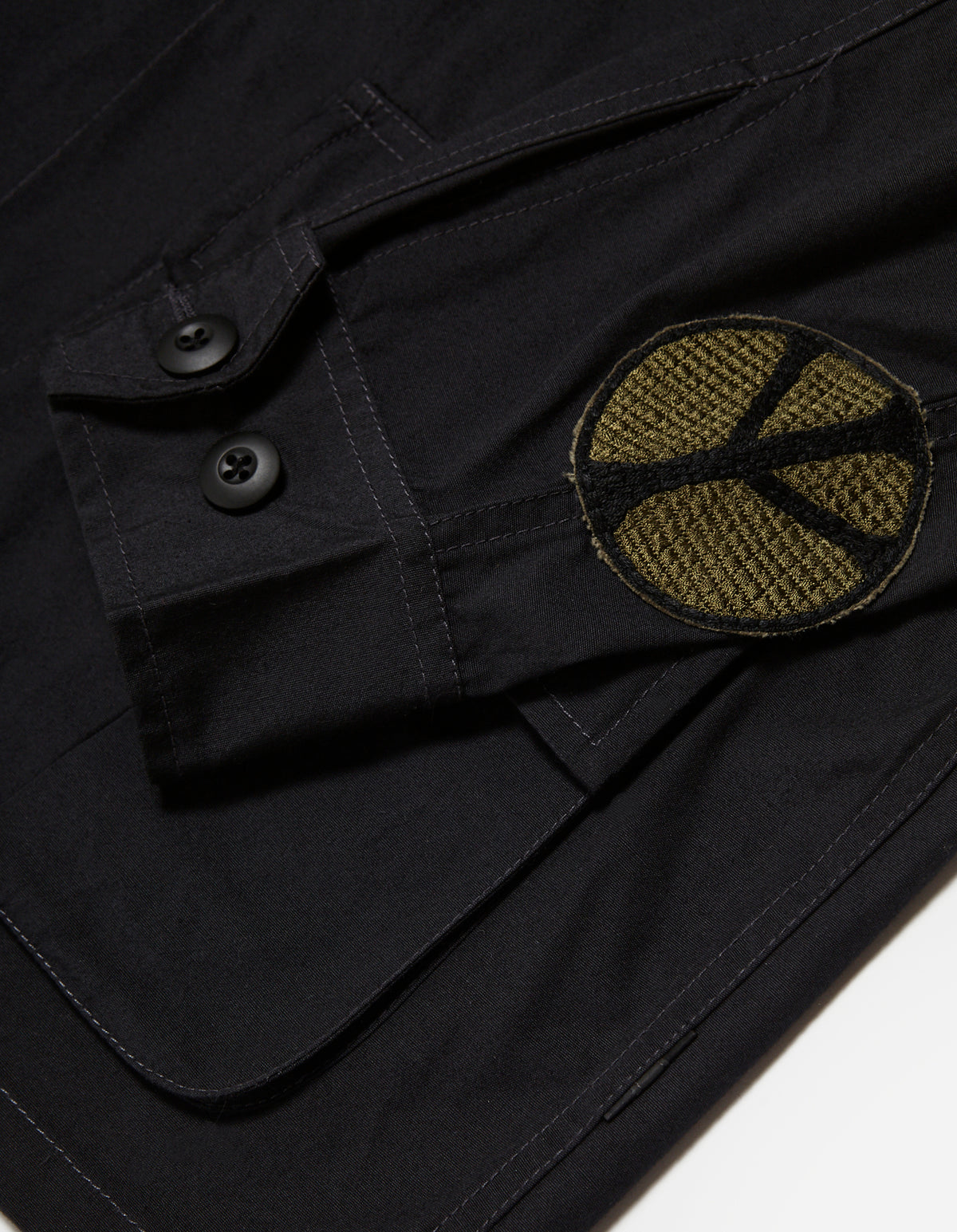 2004 Jungle Fatigue Overshirt Black BLK-108F