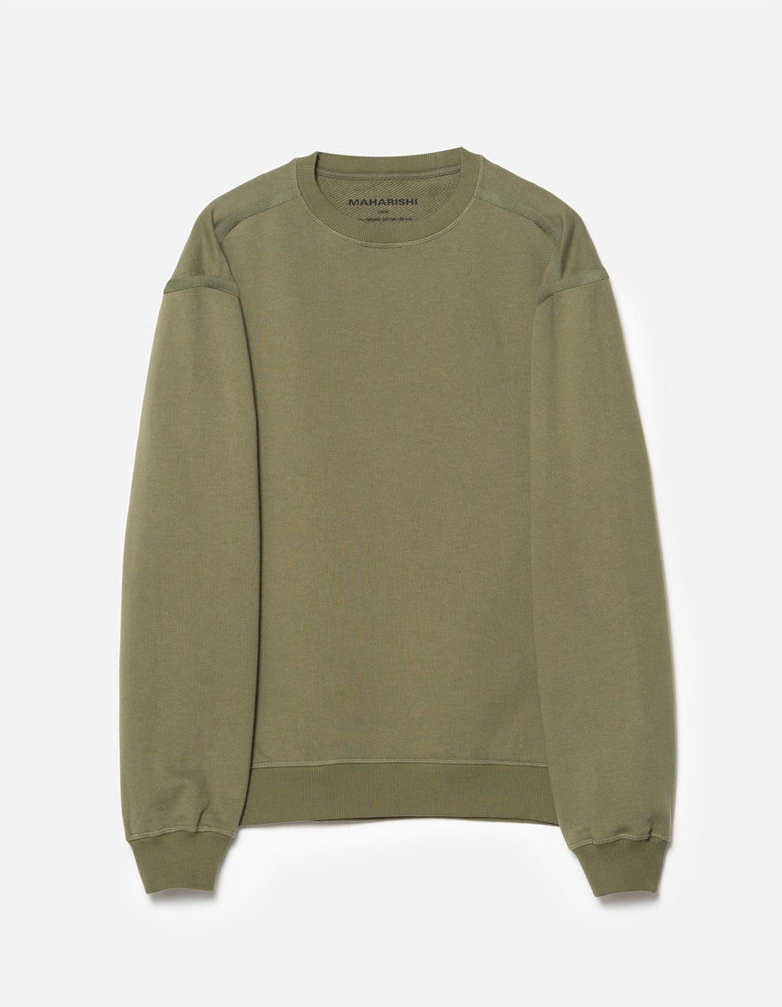 7207 Fabric Mix Cotton Crew Sweat Olive OG-107F