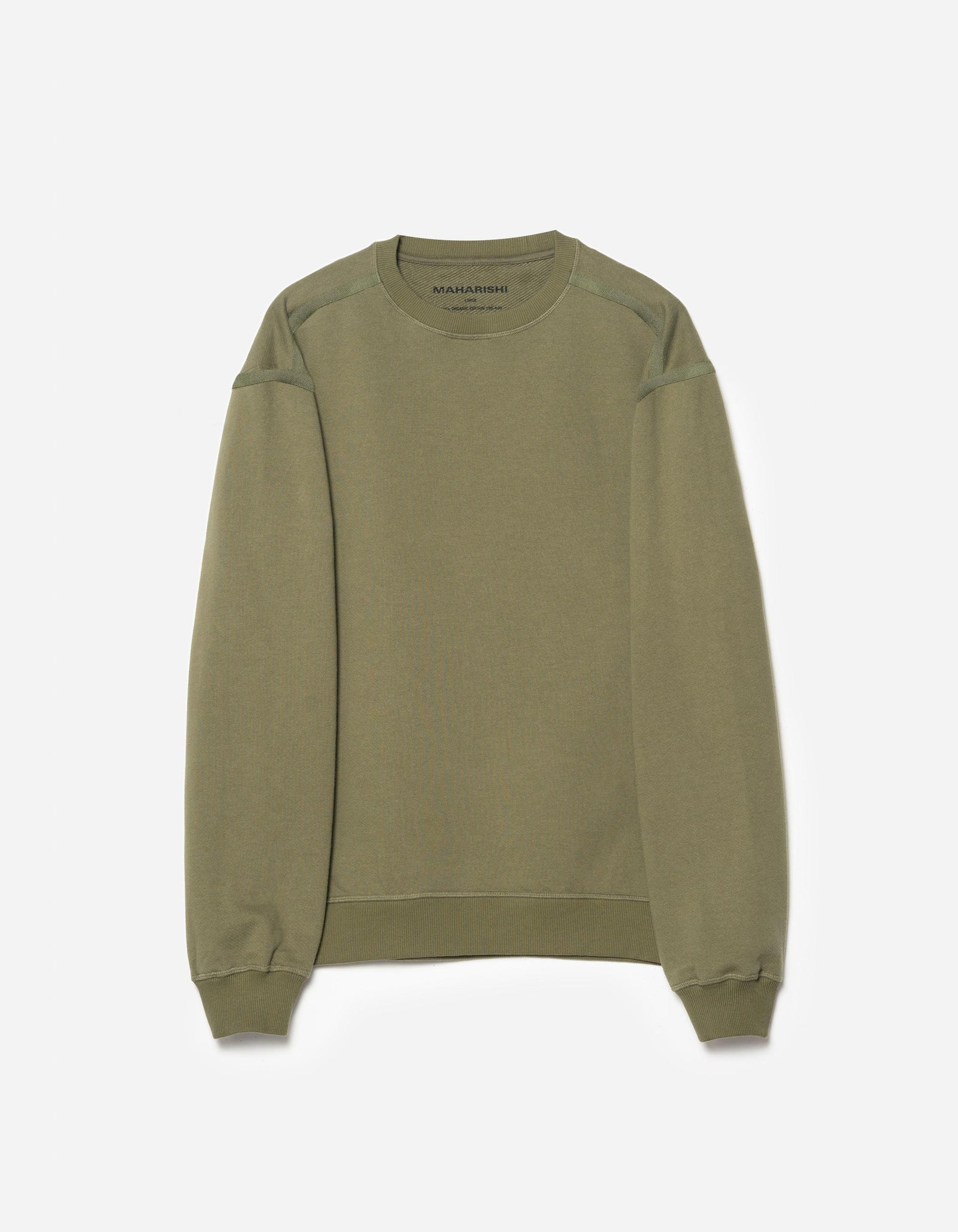7207 Fabric Mix Cotton Crew Sweat Olive OG-107F