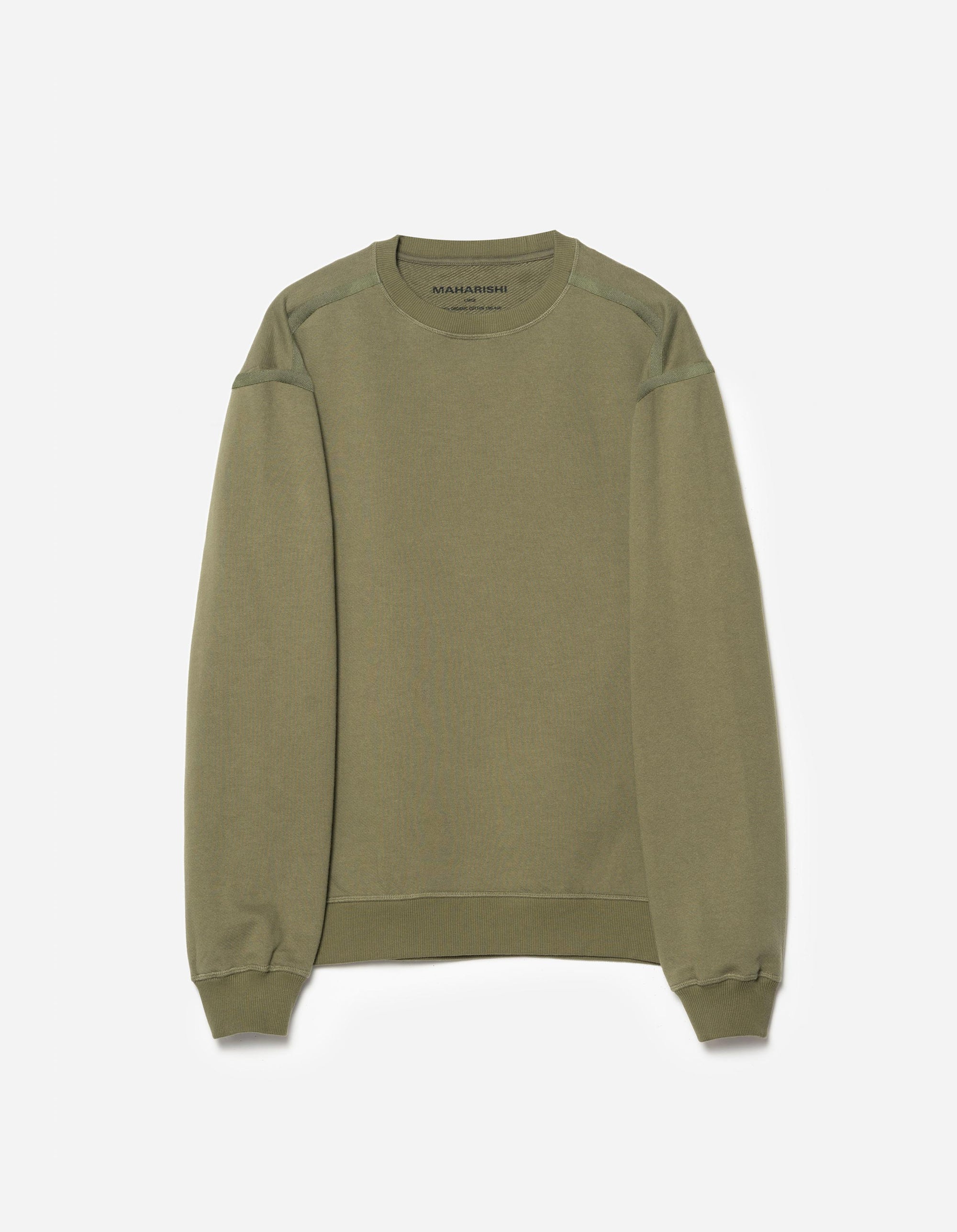 7207 Fabric Mix Cotton Crew Sweat Olive OG-107F