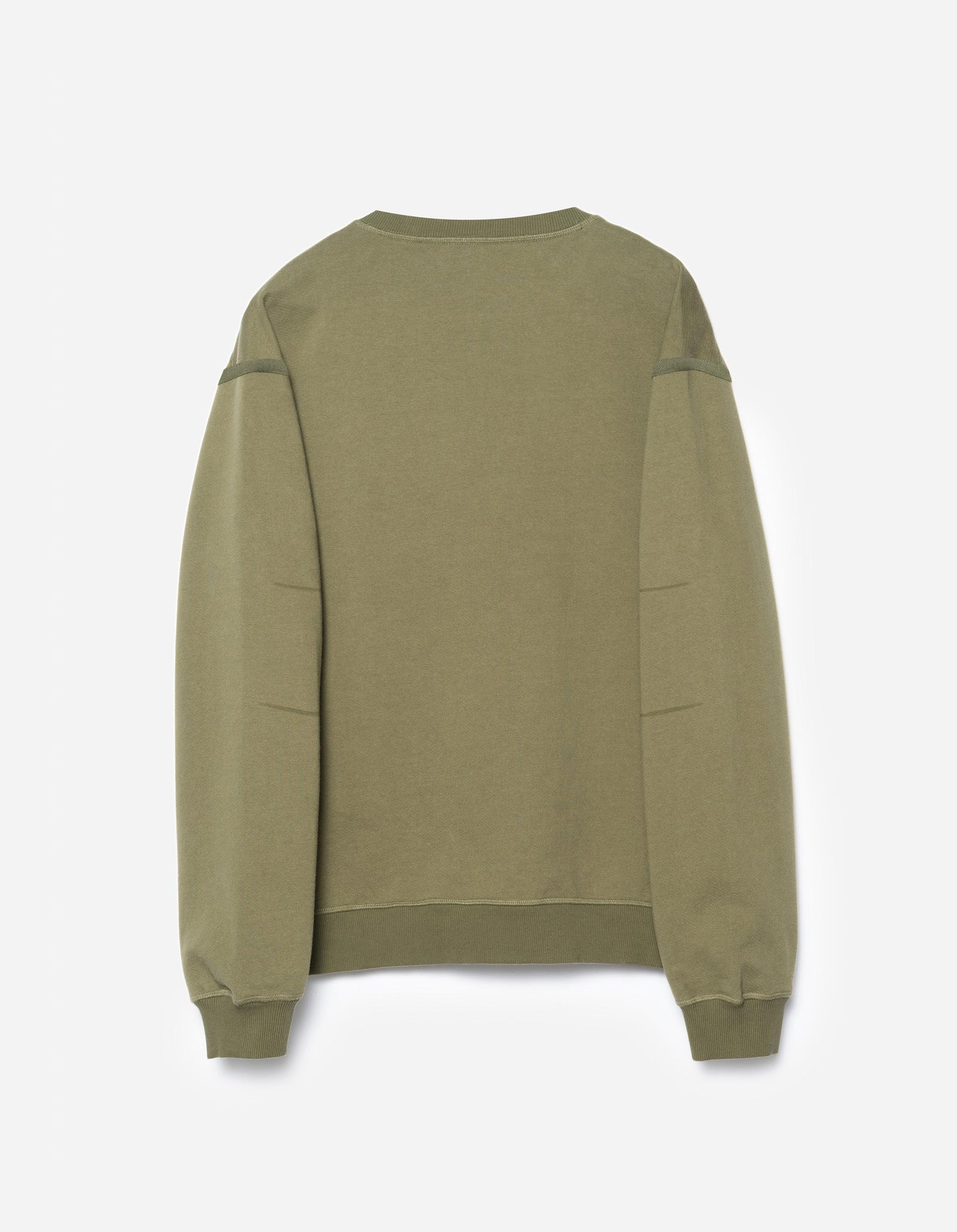 7207 Fabric Mix Cotton Crew Sweat Olive OG-107F