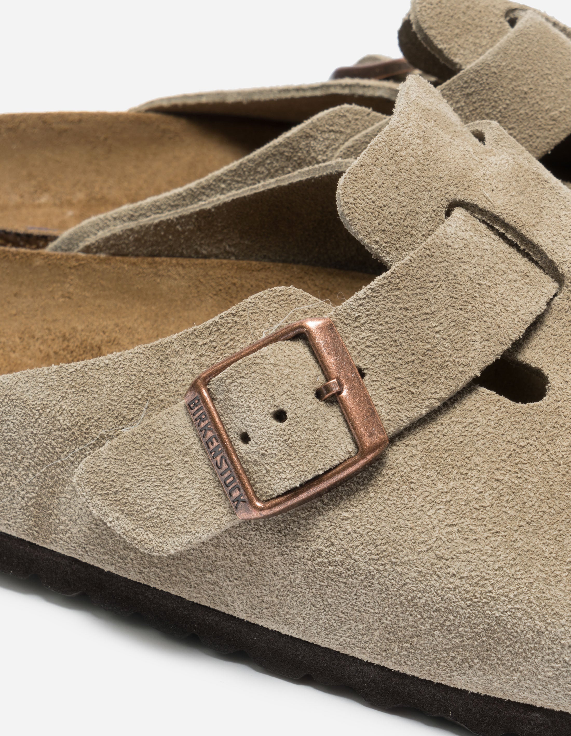Birkenstock Boston SFB Suede Taupe – Maharishi