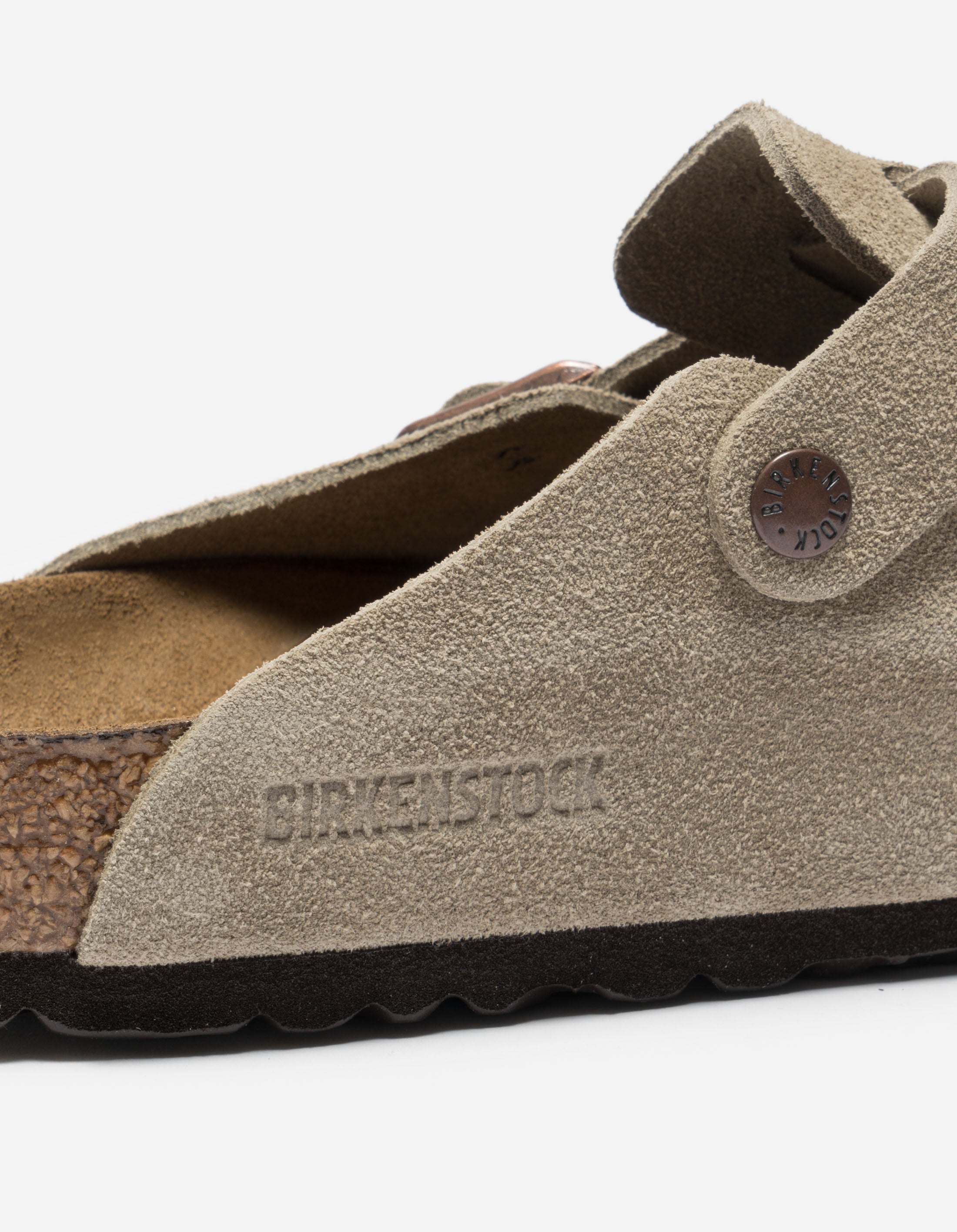 Birkenstock Boston SFB Suede Taupe – Maharishi