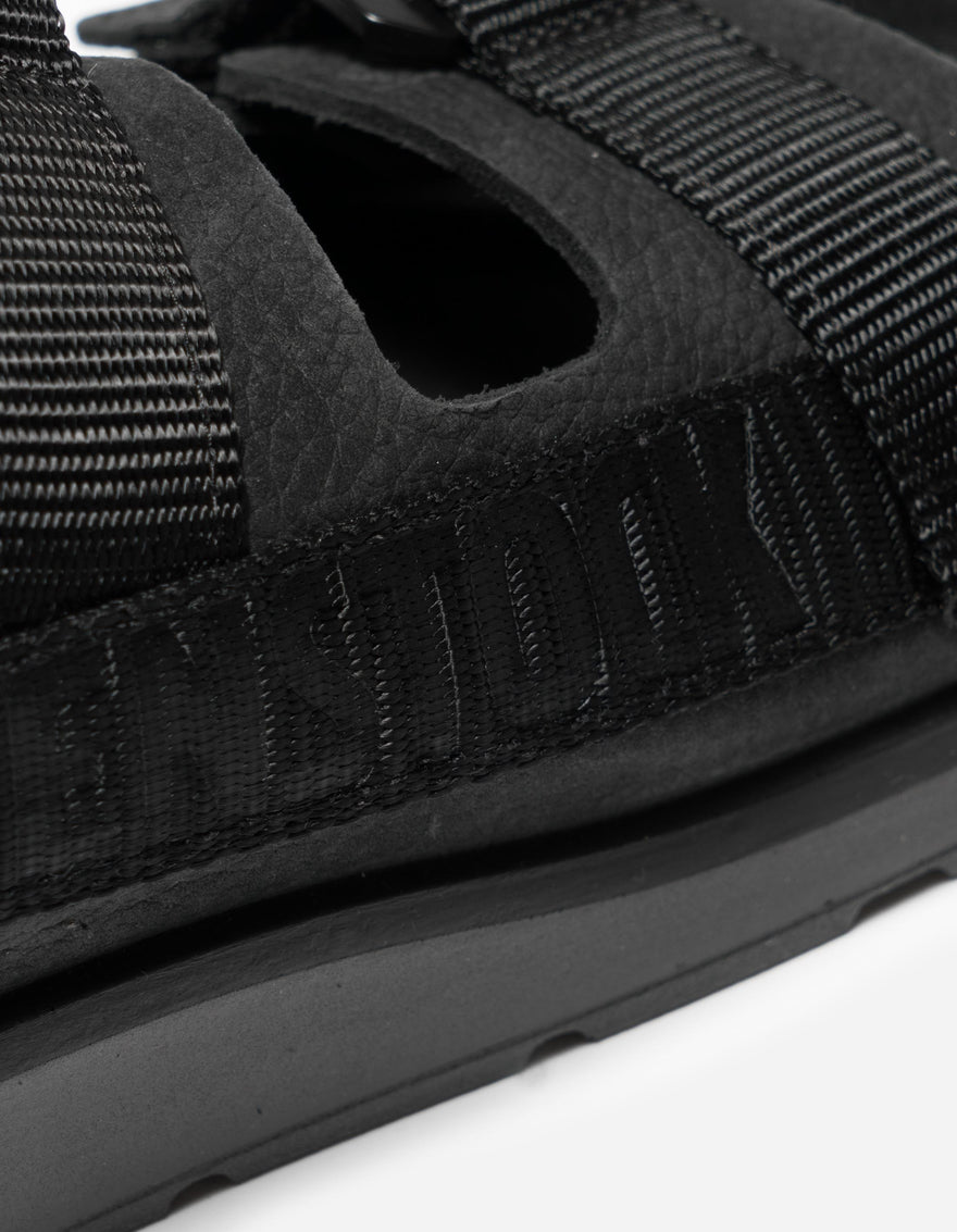 Birkenstock Shinjuku Natural Leather/Textile Black