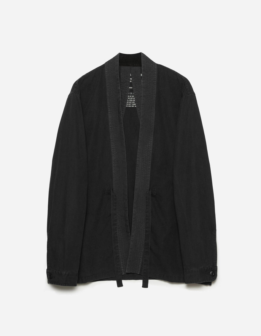 4605 Hemp Hanten Shirt Black