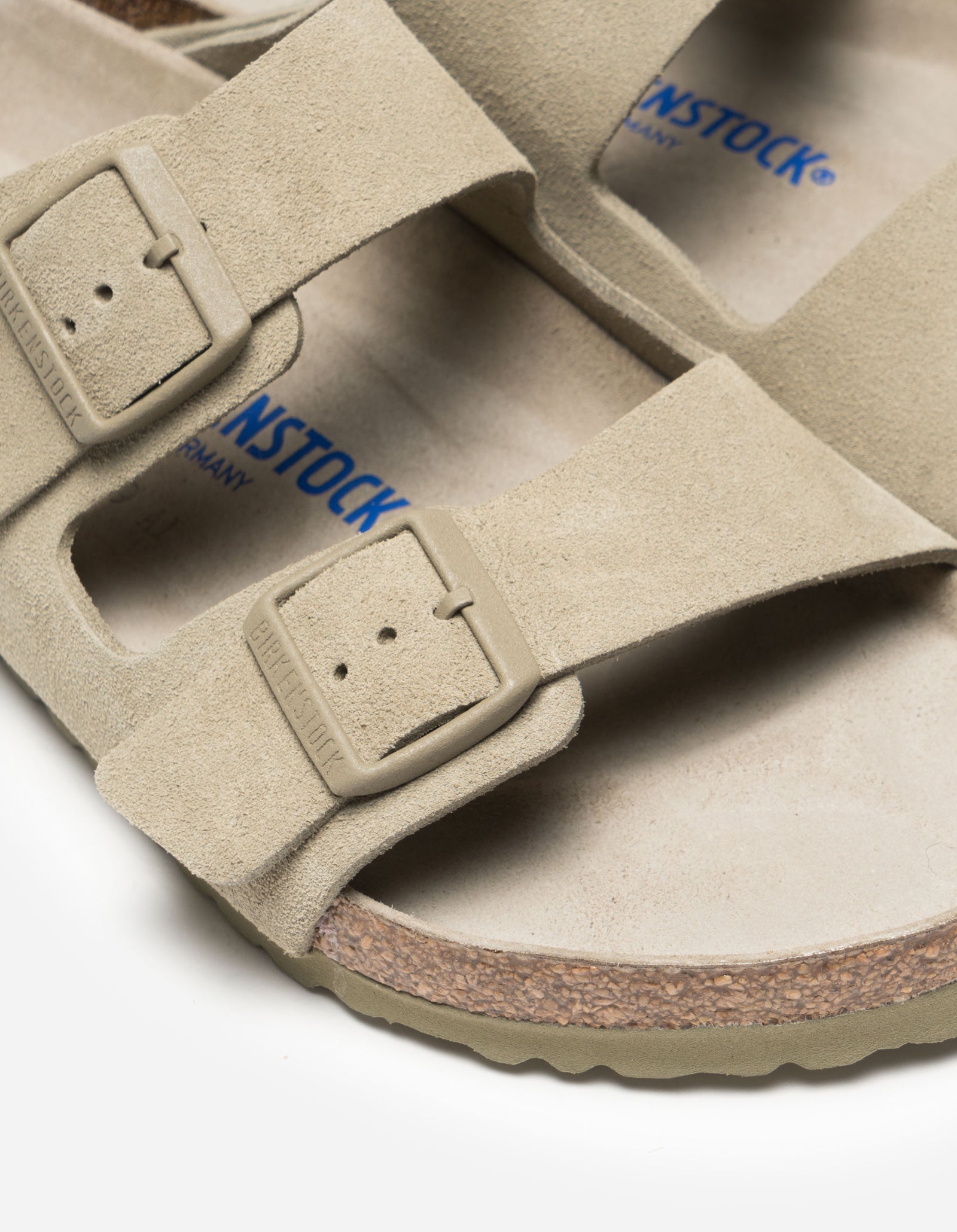 Birkenstock Arizona SFB Suede Leather Khaki