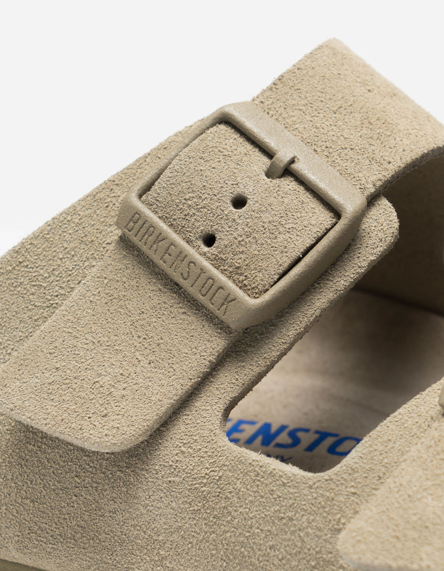 Birkenstock Arizona SFB Suede Leather Khaki