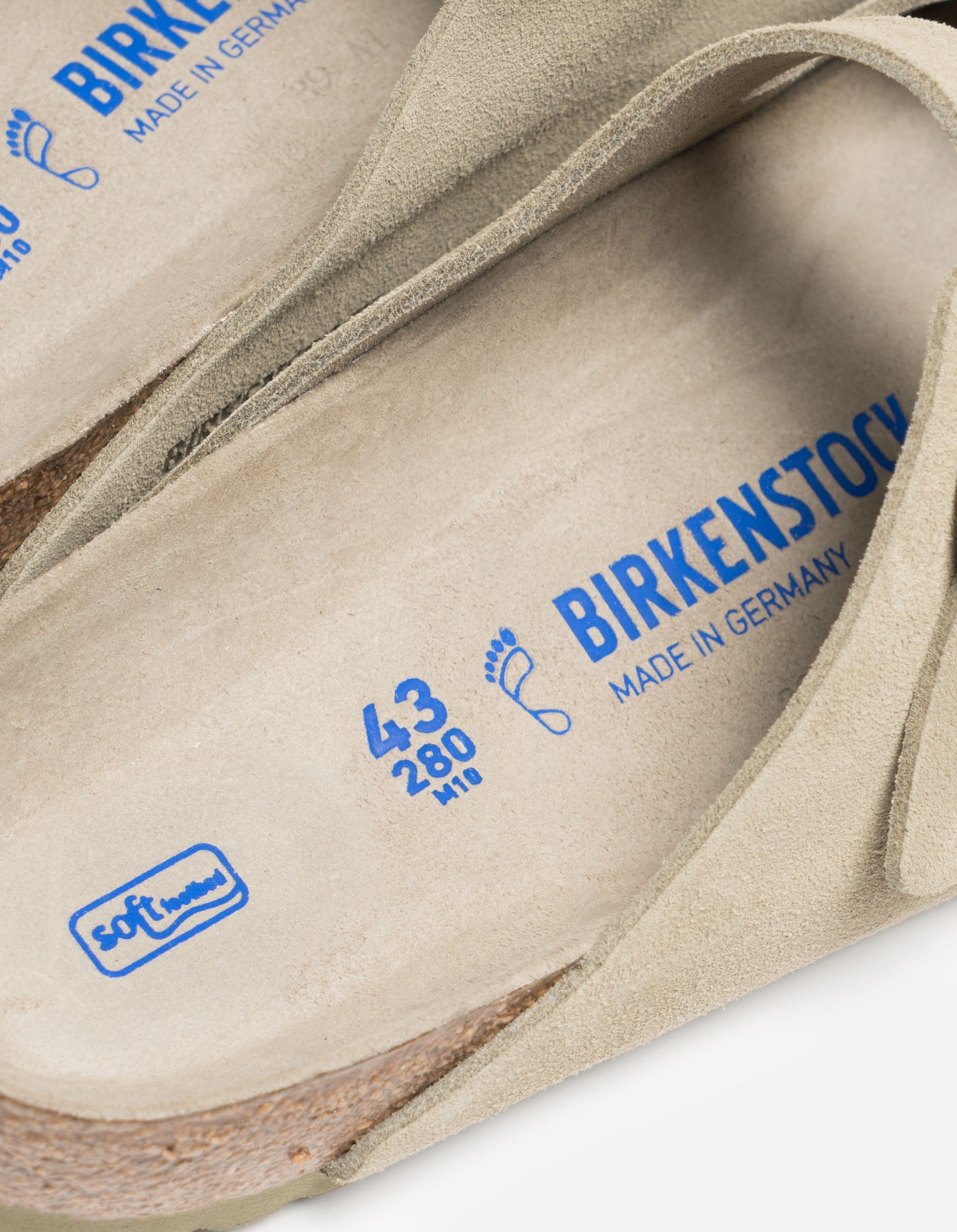 Birkenstock Arizona SFB Suede Leather Khaki