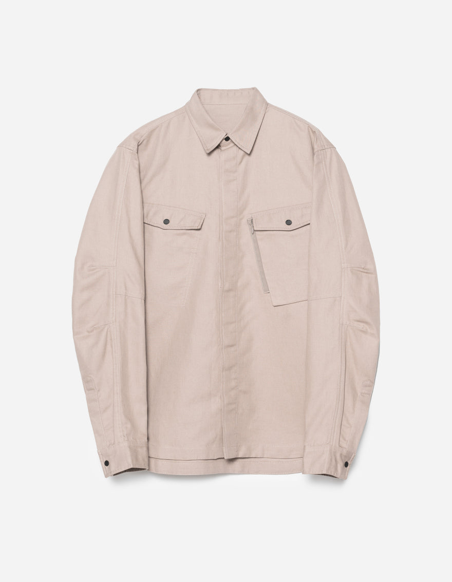 7028 Hemp Custom Shirt Taupe