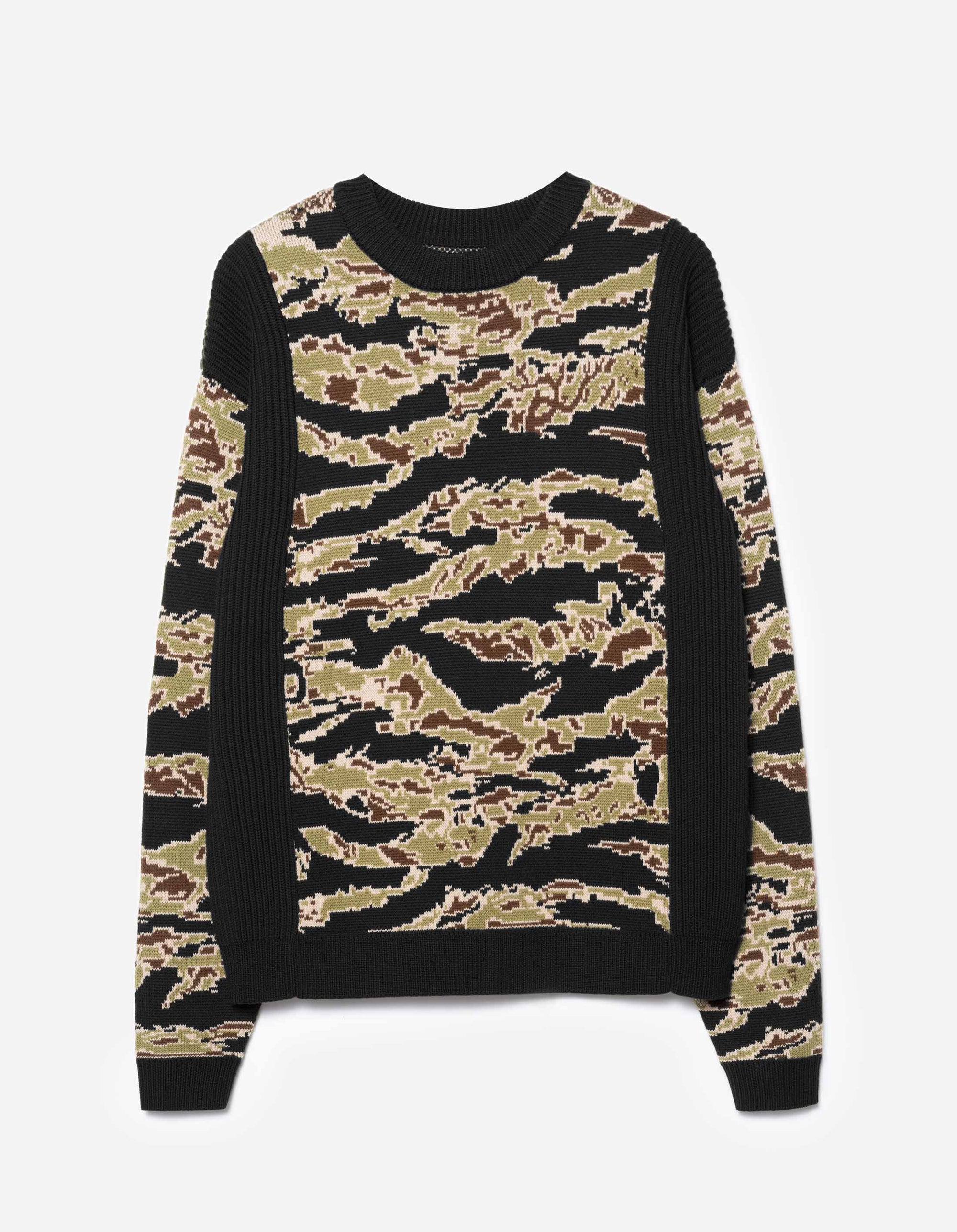 2206 Maharishi Camo Knit Sweater Mint Gold