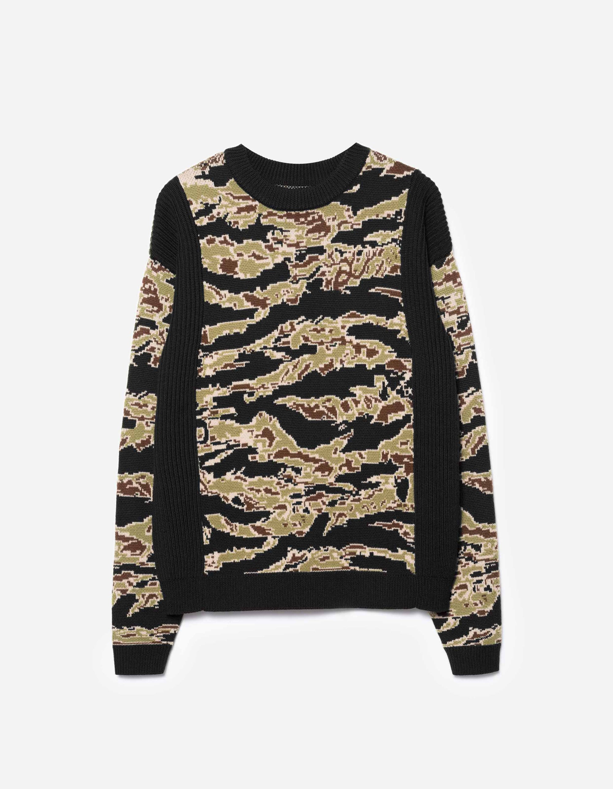 2206 Maharishi Camo Knit Sweater Mint Gold