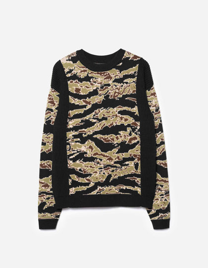 2206 Maharishi Camo Knit Sweater Mint Gold