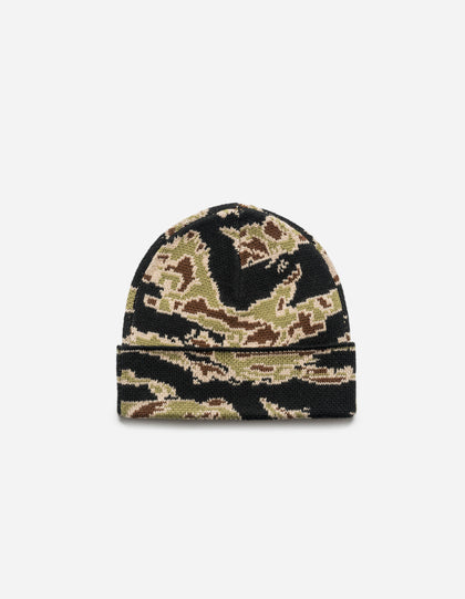 2011 Maharishi Camo Knit Beanie Mint Gold