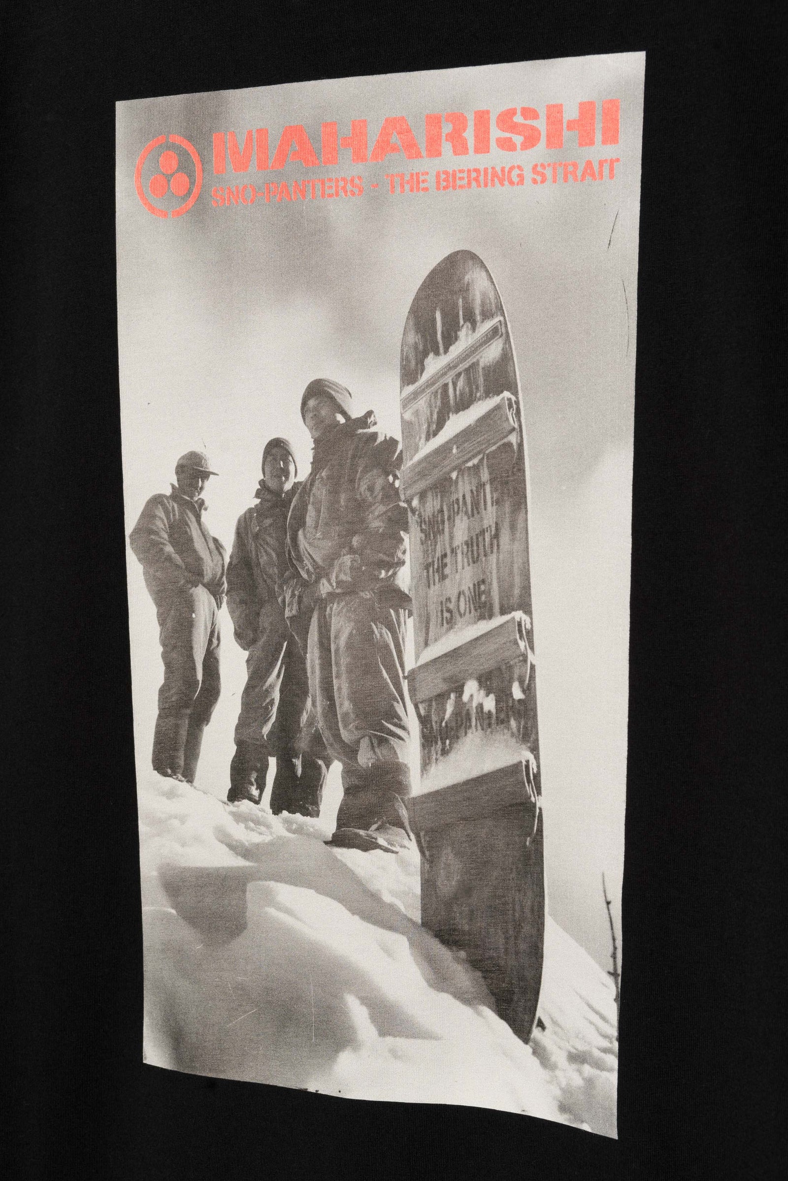 2201 Sno Panters Snowboard S/S T-Shirt Black