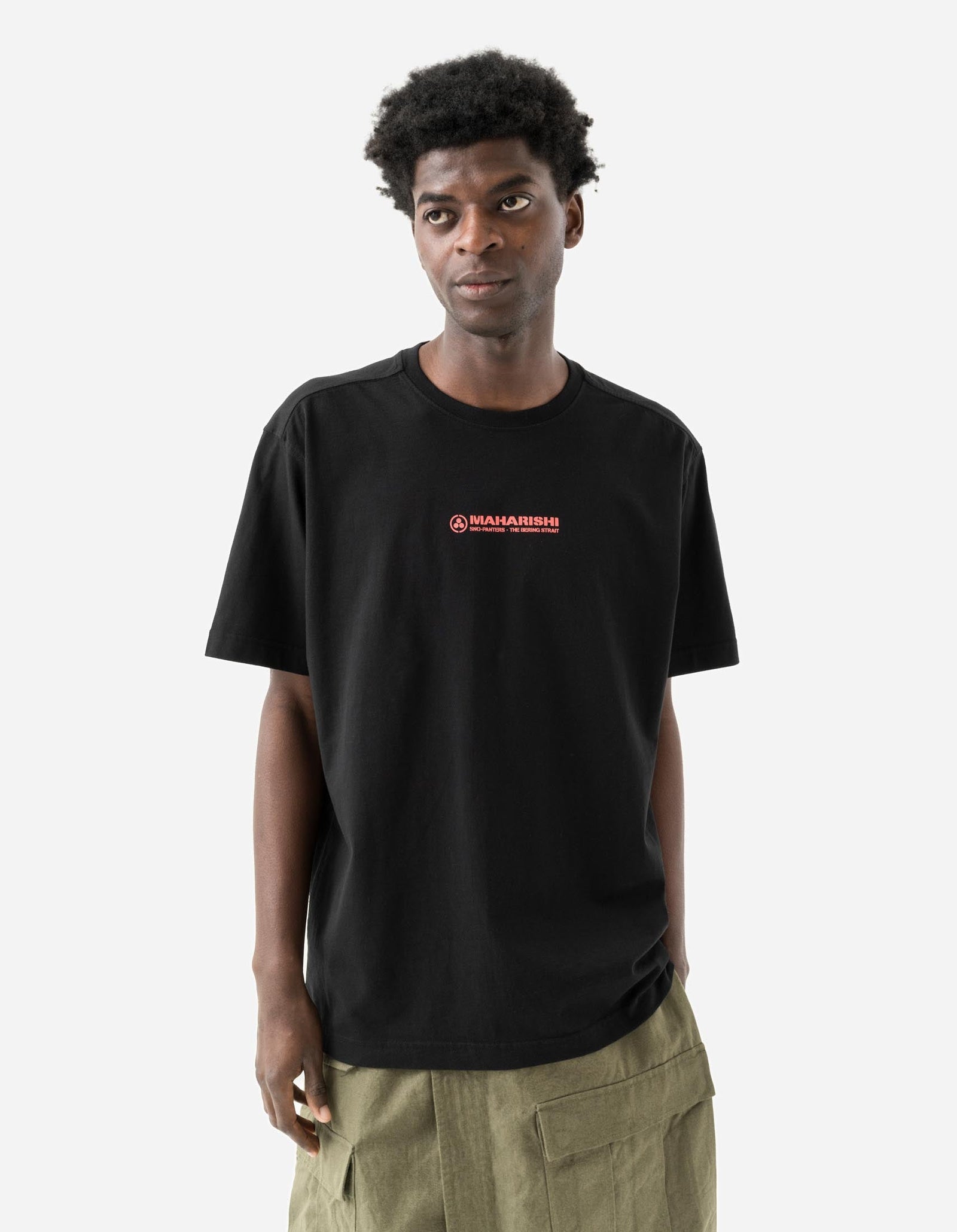 2201 Sno Panters Snowboard S/S T-Shirt Black