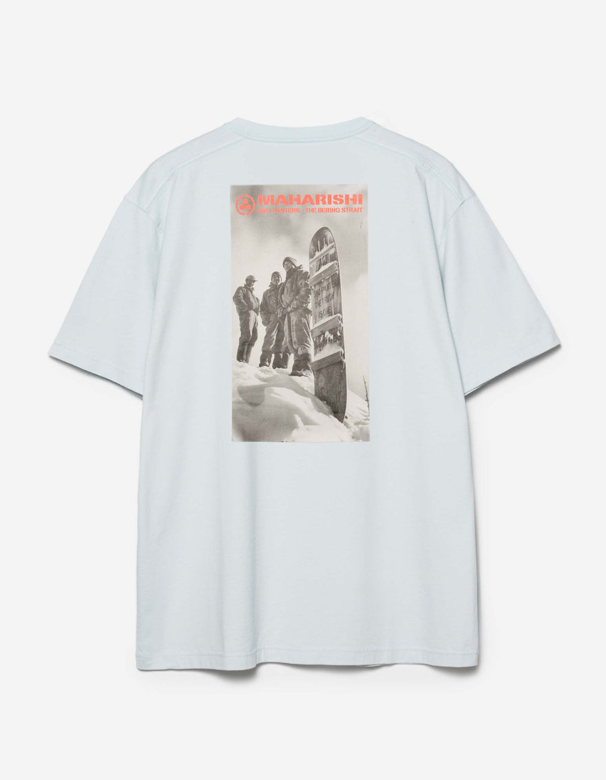 2201 Sno Panters Snowboard T-Shirt Ice Blue