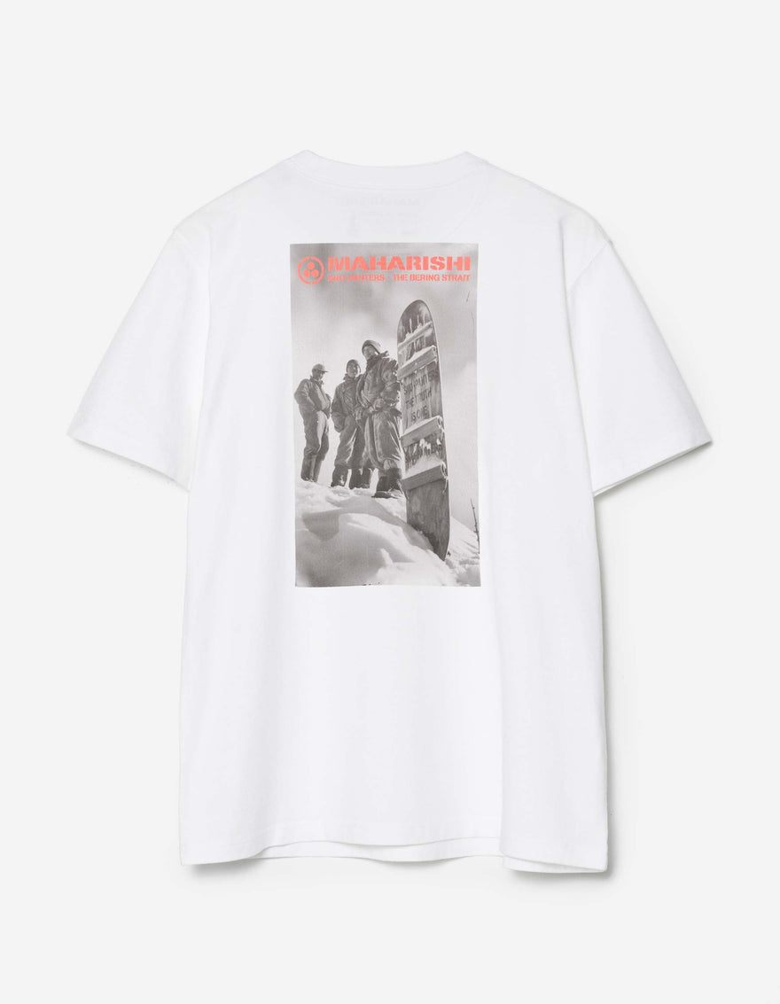 2201 Sno Panters Snowboard T-Shirt White