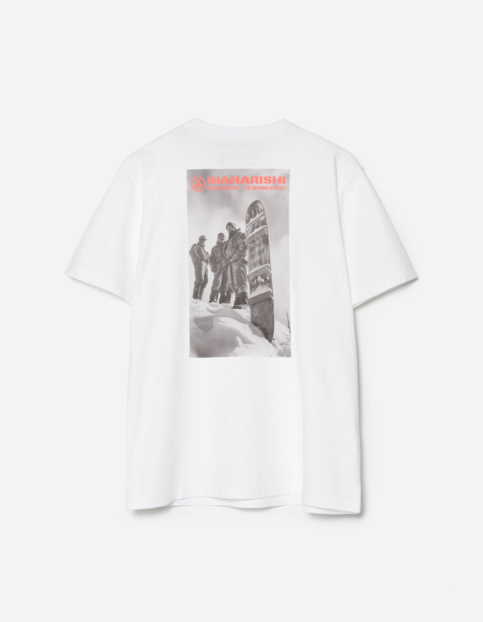 2201 Sno Panters Snowboard S/S T-Shirt White