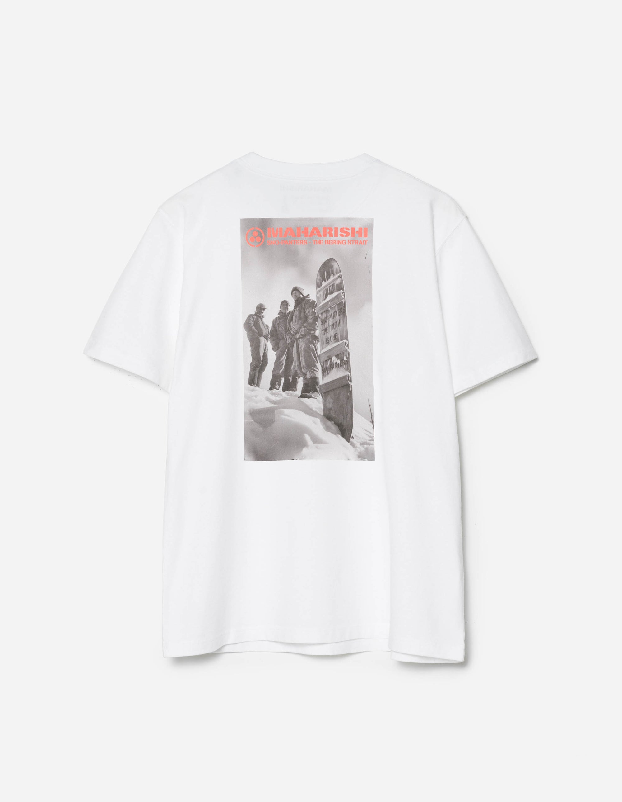 2201 Sno Panters Snowboard S/S T-Shirt White