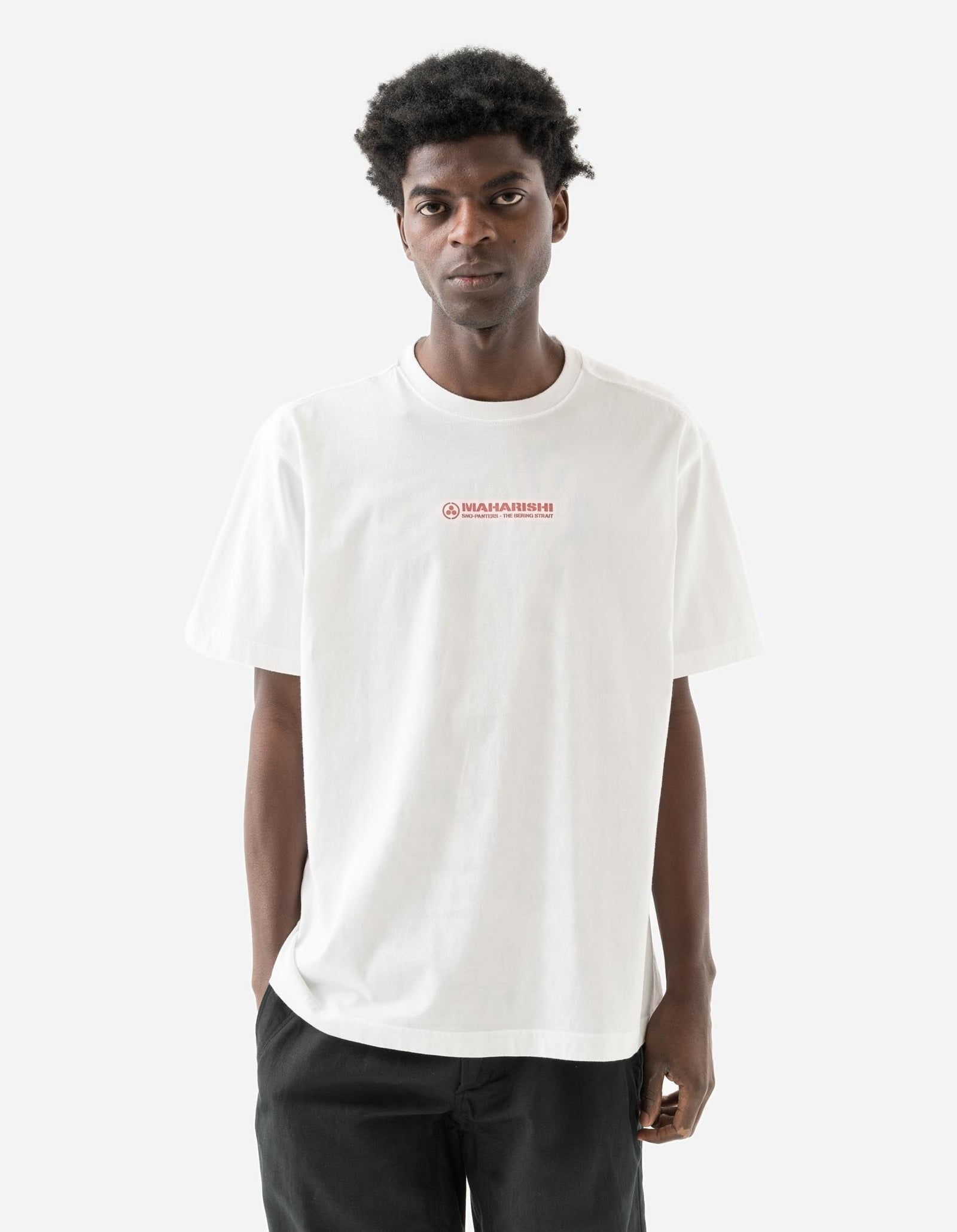 2201 Sno Panters Snowboard T-Shirt White
