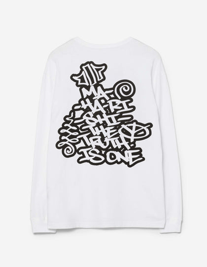 2202 Swirling Snowflake L/S T-Shirt White