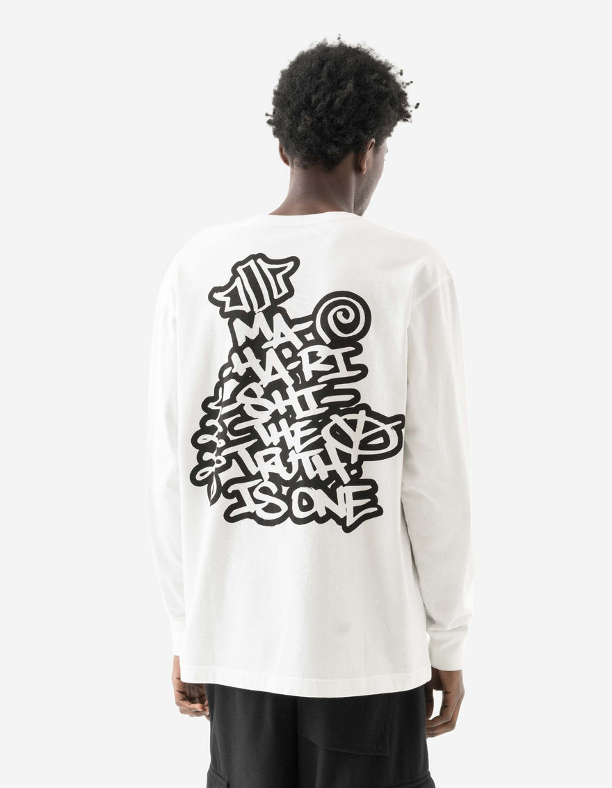 2202 Swirling Snowflake L/S T-Shirt White