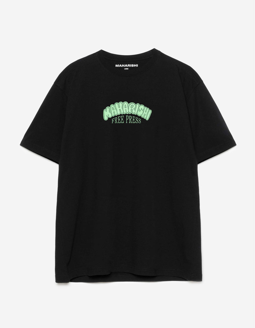 2204 Grunt Free Press T-Shirt Black