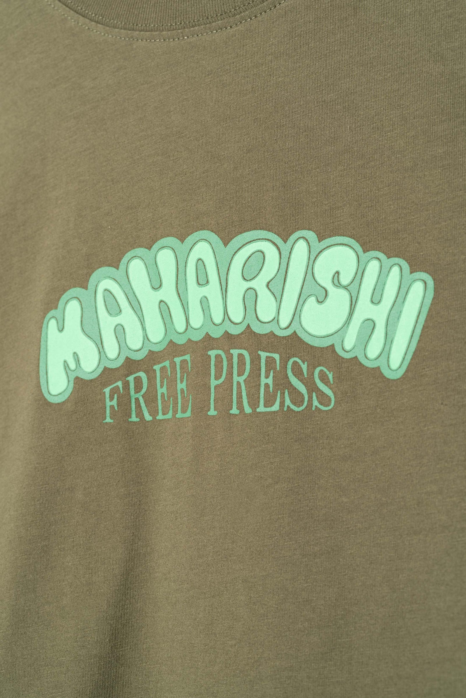 2204 Grunt Free Press T-Shirt Olive OG-107F
