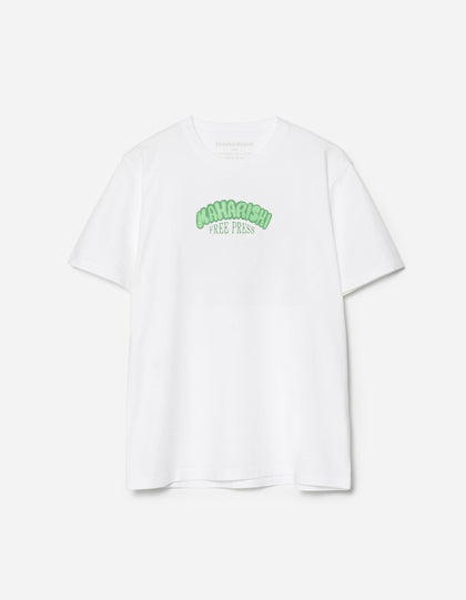 2204 Grunt Free Press S/S T-Shirt White