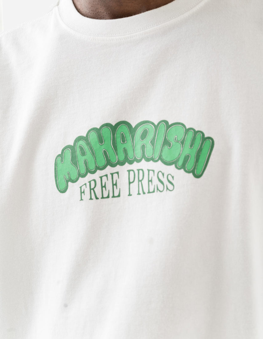 2204 Grunt Free Press T-Shirt White