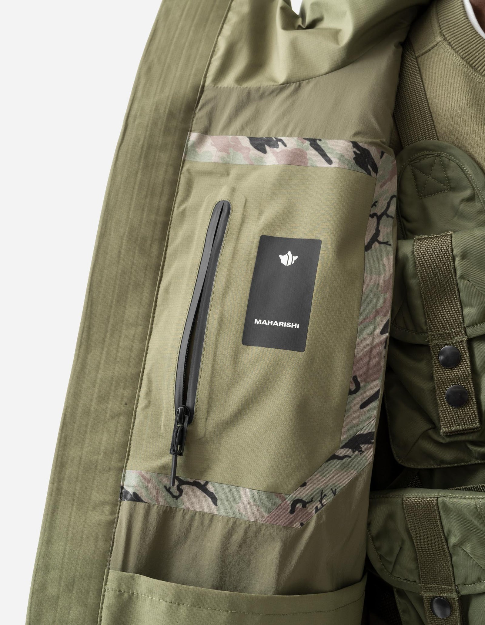 2205 Primaloft® Padded Hanbok Vest Olive OG-107F