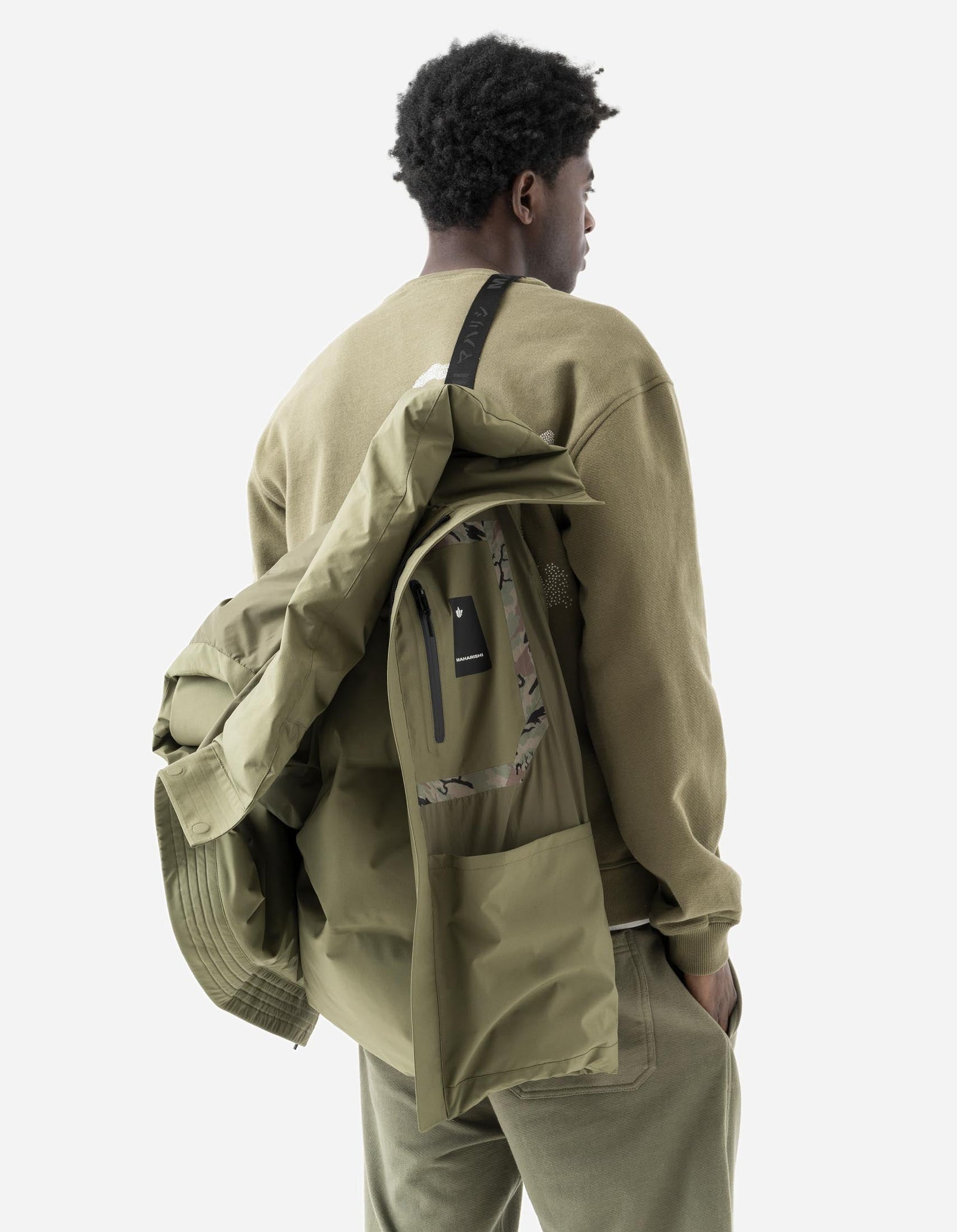 2205 Primaloft® Padded Hanbok Vest Olive OG-107F
