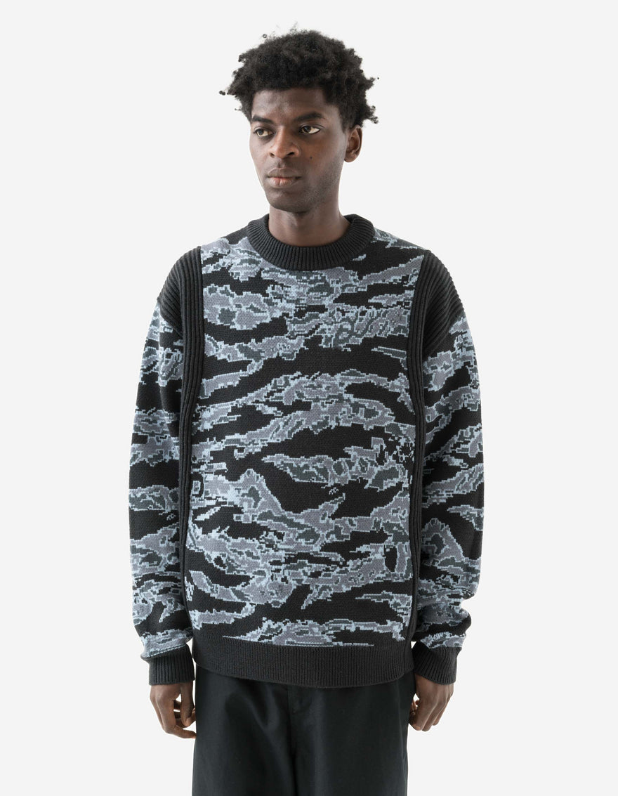 2206 Maharishi Camo Knit Sweater Arctic