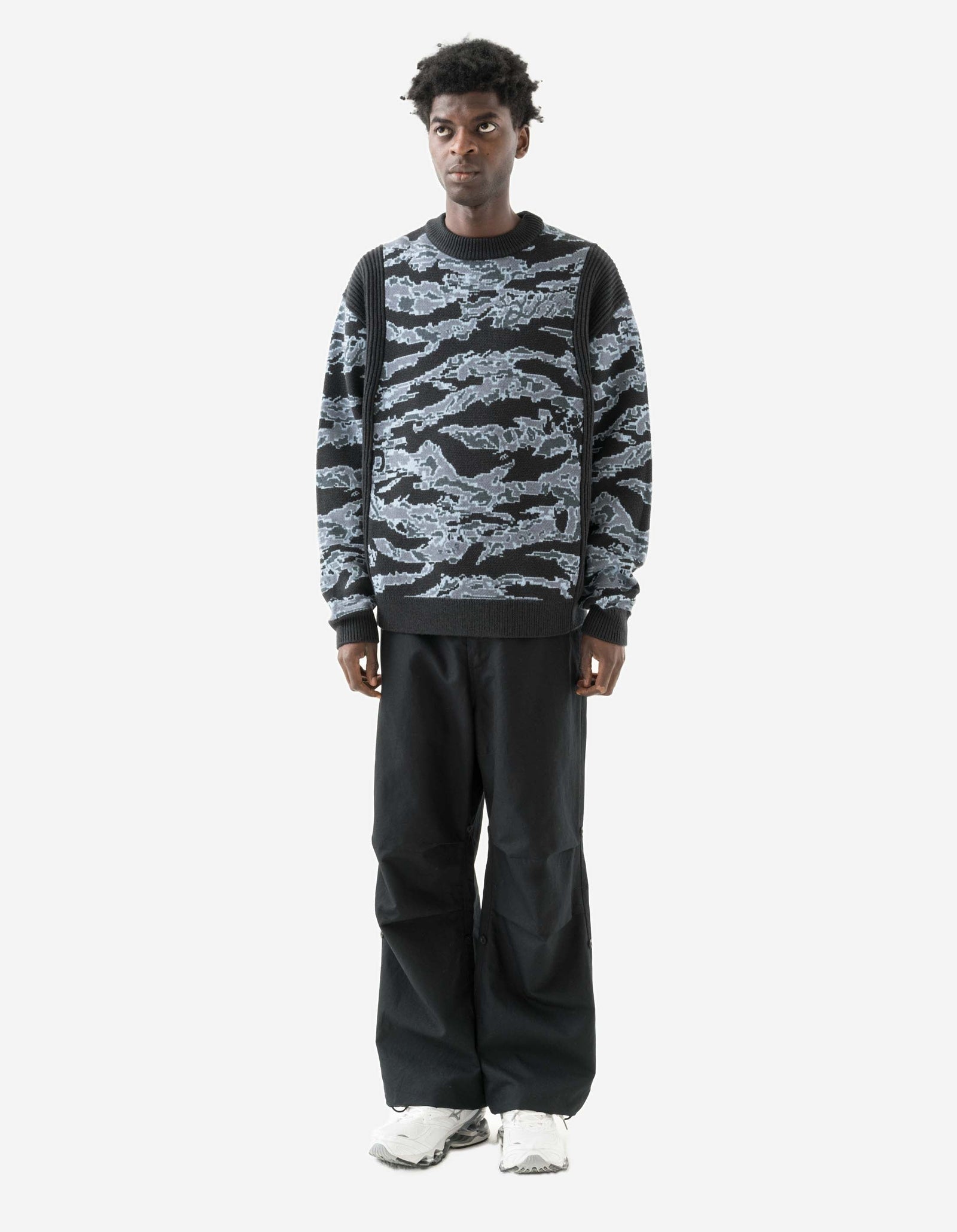2206 Maharishi Camo Knit Sweater Arctic