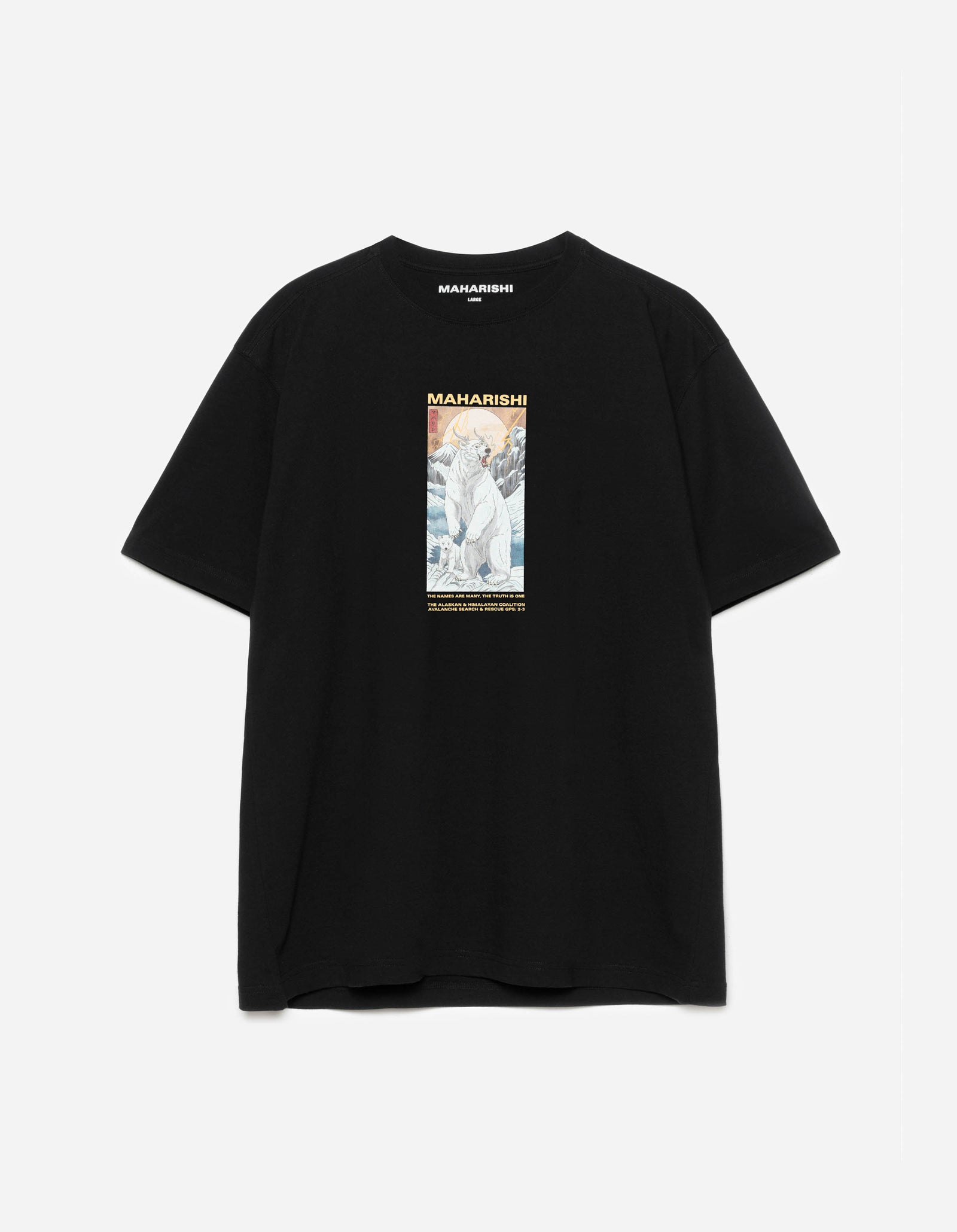 2211 Alaskan Polar Bears S/S T-Shirt Black