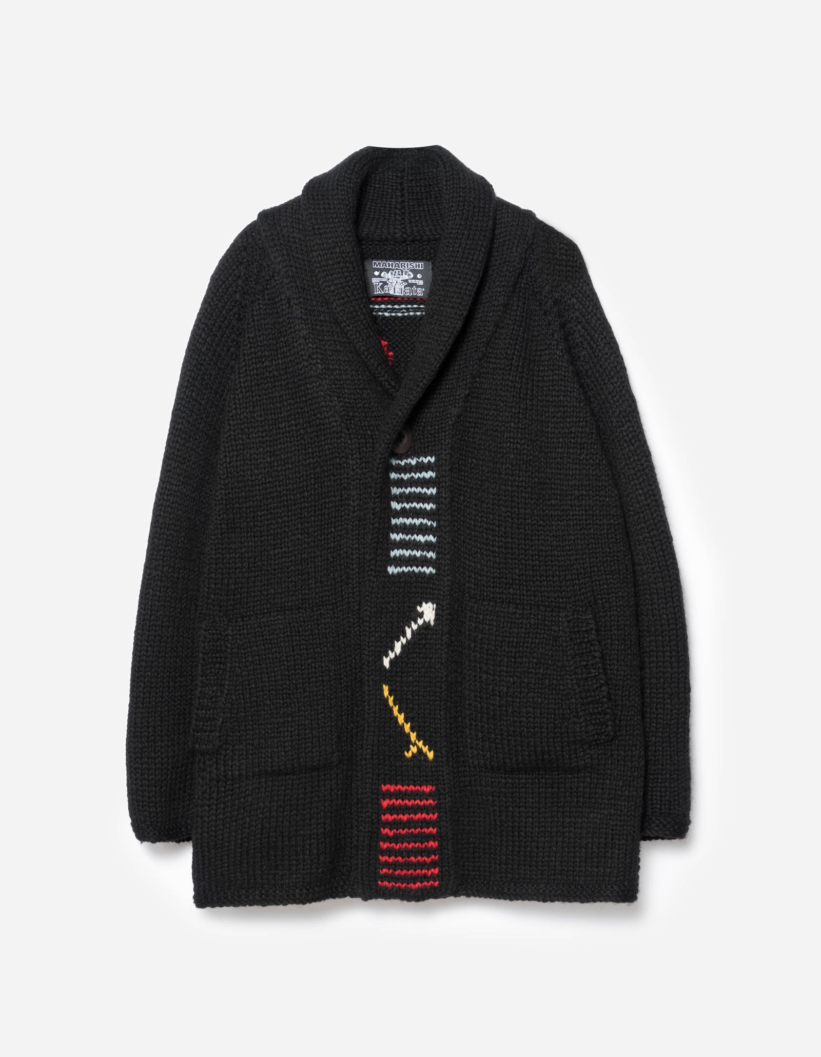 2217 Kanata Hand Knitted Cardigan Black