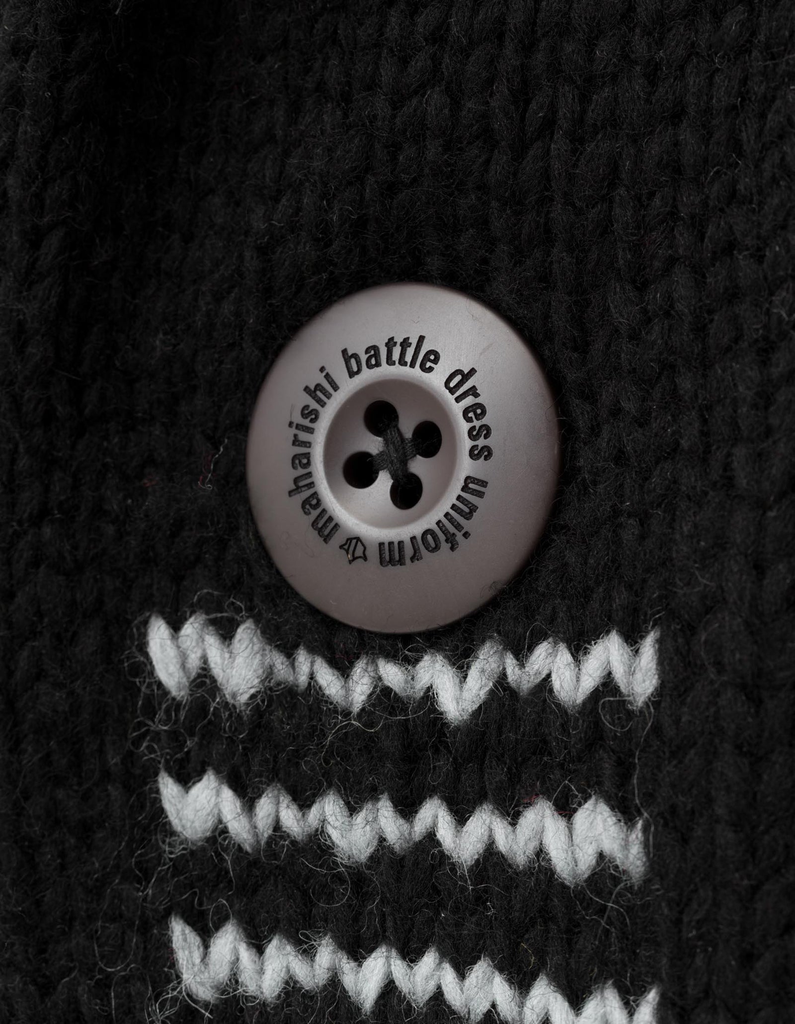 2217 Kanata Hand Knitted Cardigan Black